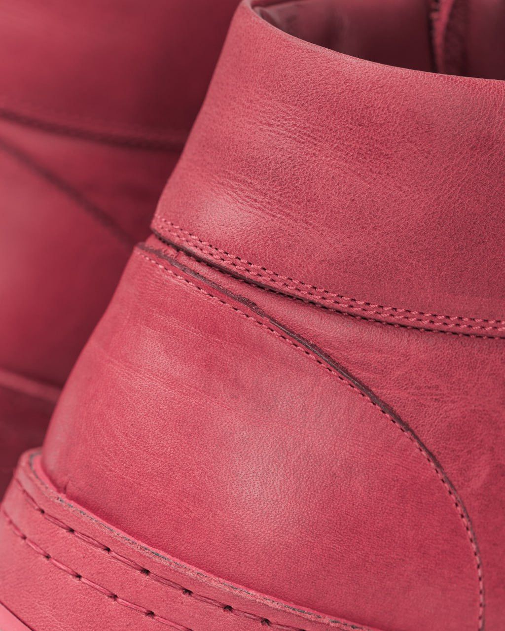 Ann Demeulemeester ANN DEMEULEMEESTER Carmine Leather High-Top Sneakers Size US 7.5 / IT 37.5 - 4 Thumbnail