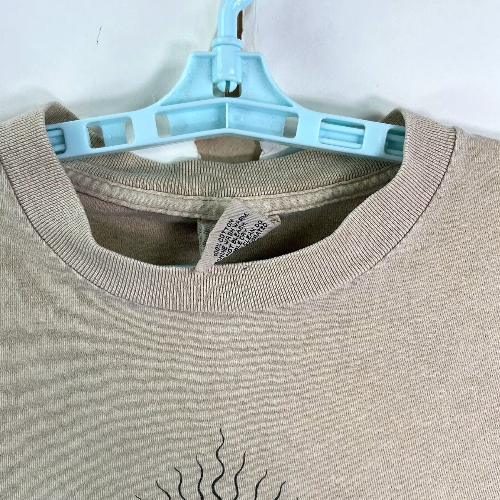 Vintage VINTAGE Grateful Dead T-Shirt XL Brown Graphic Print 90s Band Double-Sided Mens Size US XL / EU 56 / 4 - 6 Thumbnail
