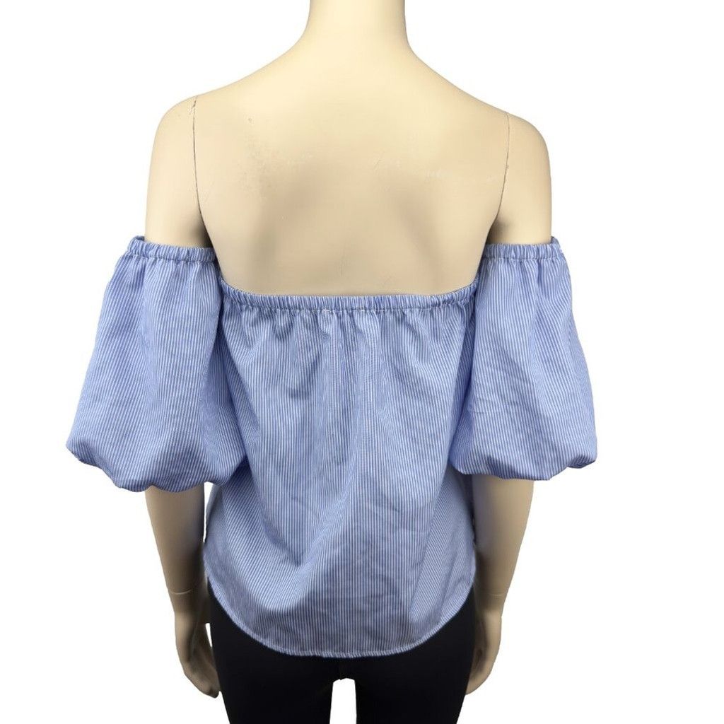 Other SOPHIE RUE ANTHRO Sailor chic Blue White Off Shoulder Top M Size L / US 10 / IT 46 - 3 Thumbnail