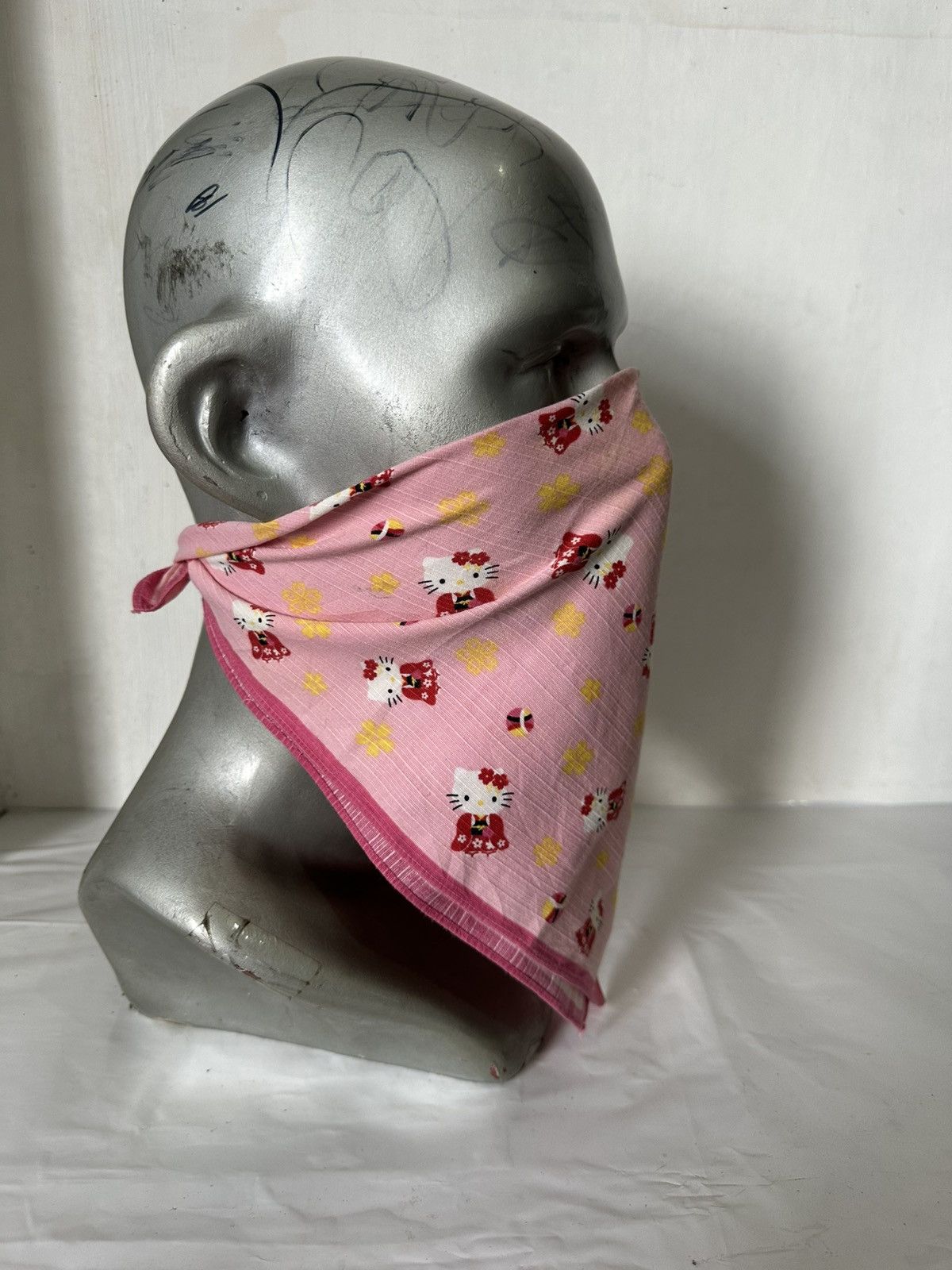 Anime Hello Kitty Handkerchief/ Neckerchief/ Bandana Size ONE SIZE - 2 Thumbnail