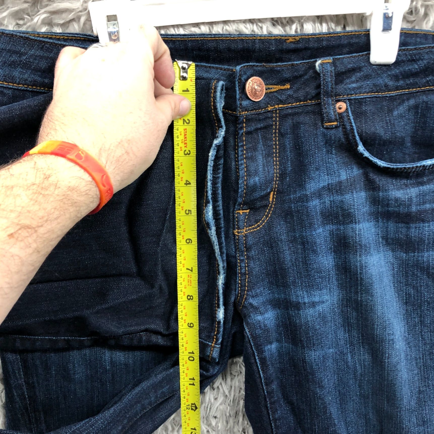 Buffalo David Bitton VINTAGE Buffalo David Bitton Jeans Size 30 Womens Mid Rise Dark Wash Blue Denim Felow Shirt? Size 30" / US 8 / IT 44 - 4 Thumbnail