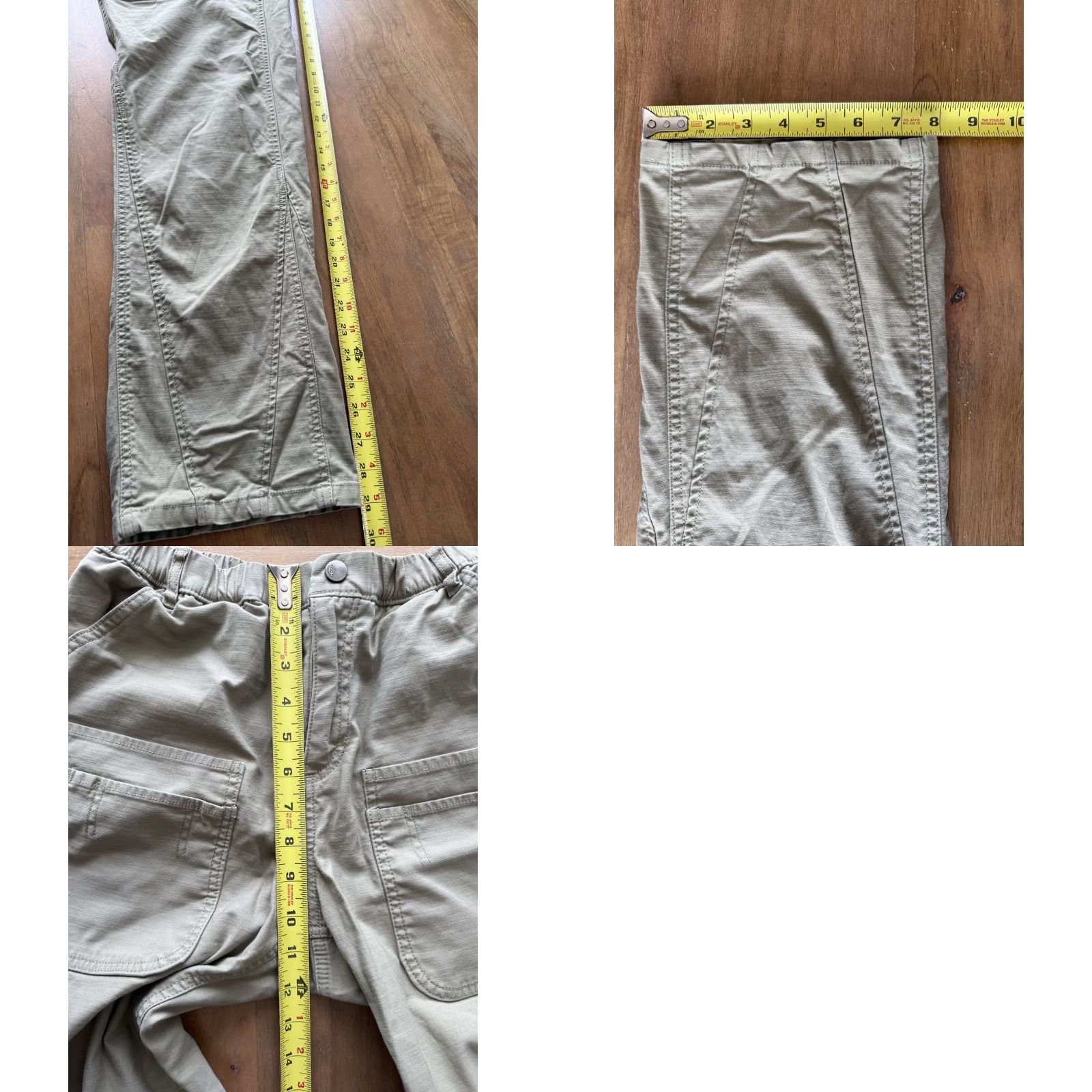 Free People FP Movement by Free People Voyage Pants Womens XS Green Cargo Elastic Waist Pants Size 26" / US 2 / IT 38 - 8 Thumbnail