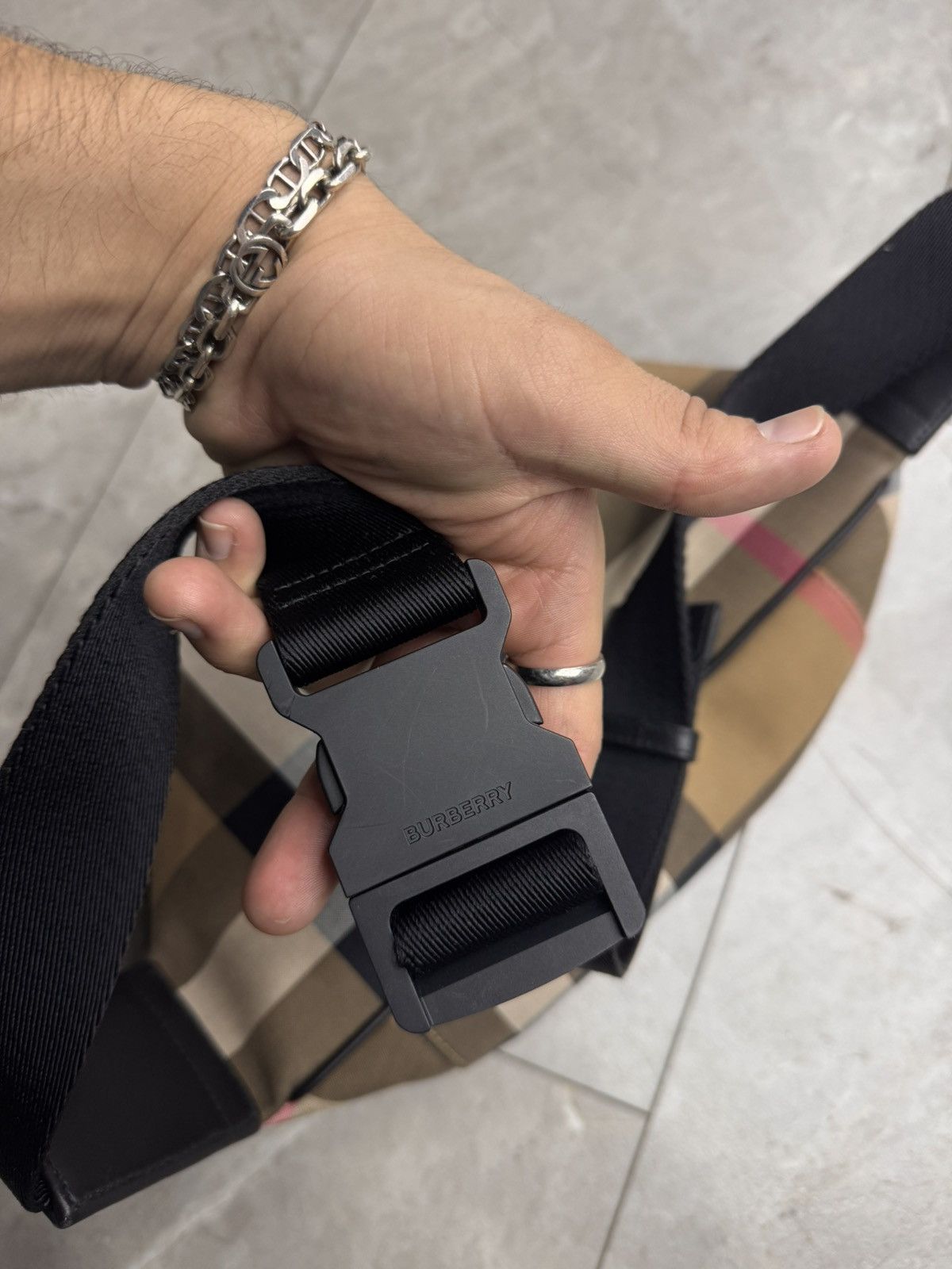 Burberry Burberry Sonny Nova Check Belt Waist Bag Size ONE SIZE - 8 Thumbnail