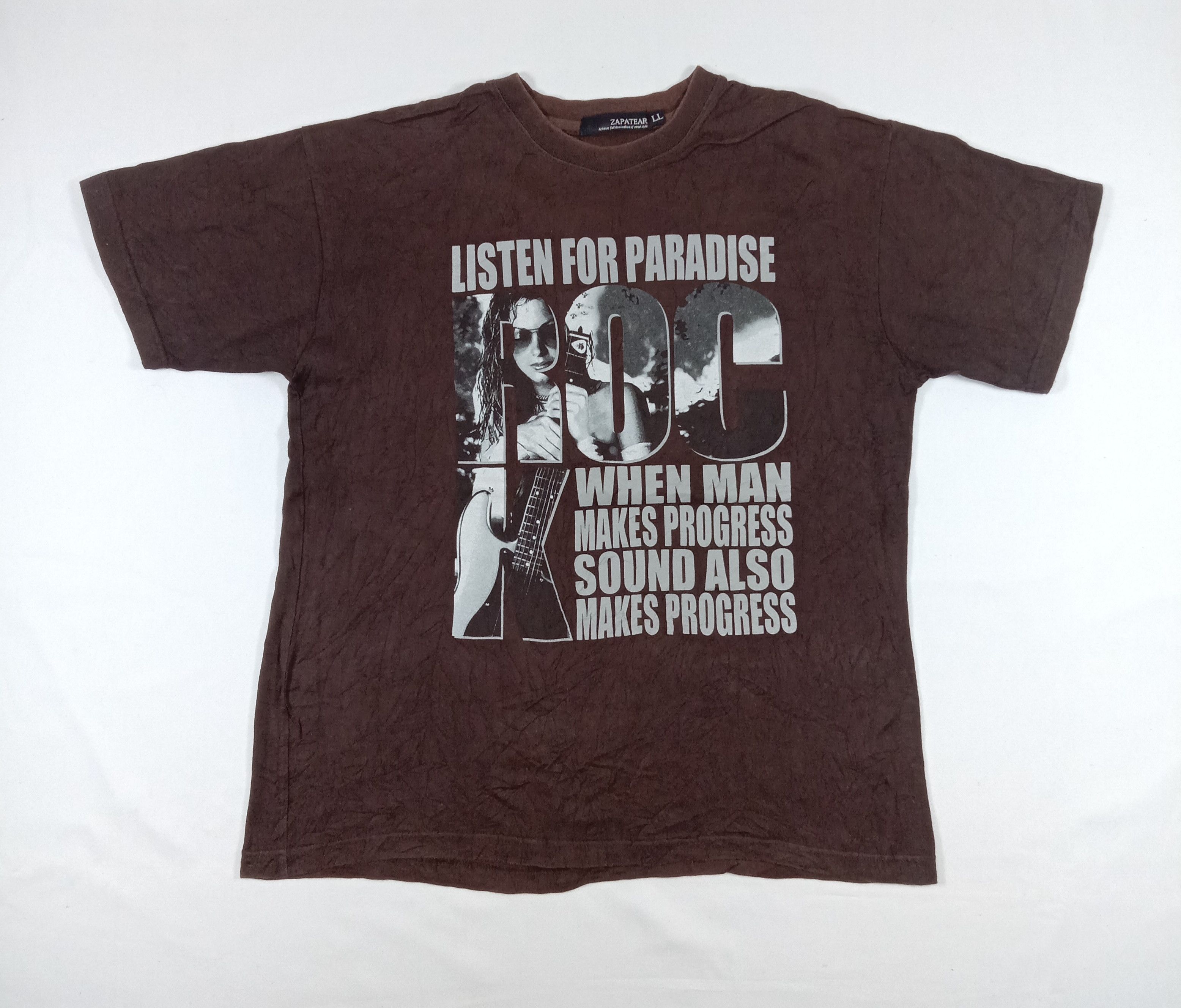 Japanese Brand Vintage Zapatear Rock T Shirt Size L / US 10 / IT 46 - 1 Thumbnail