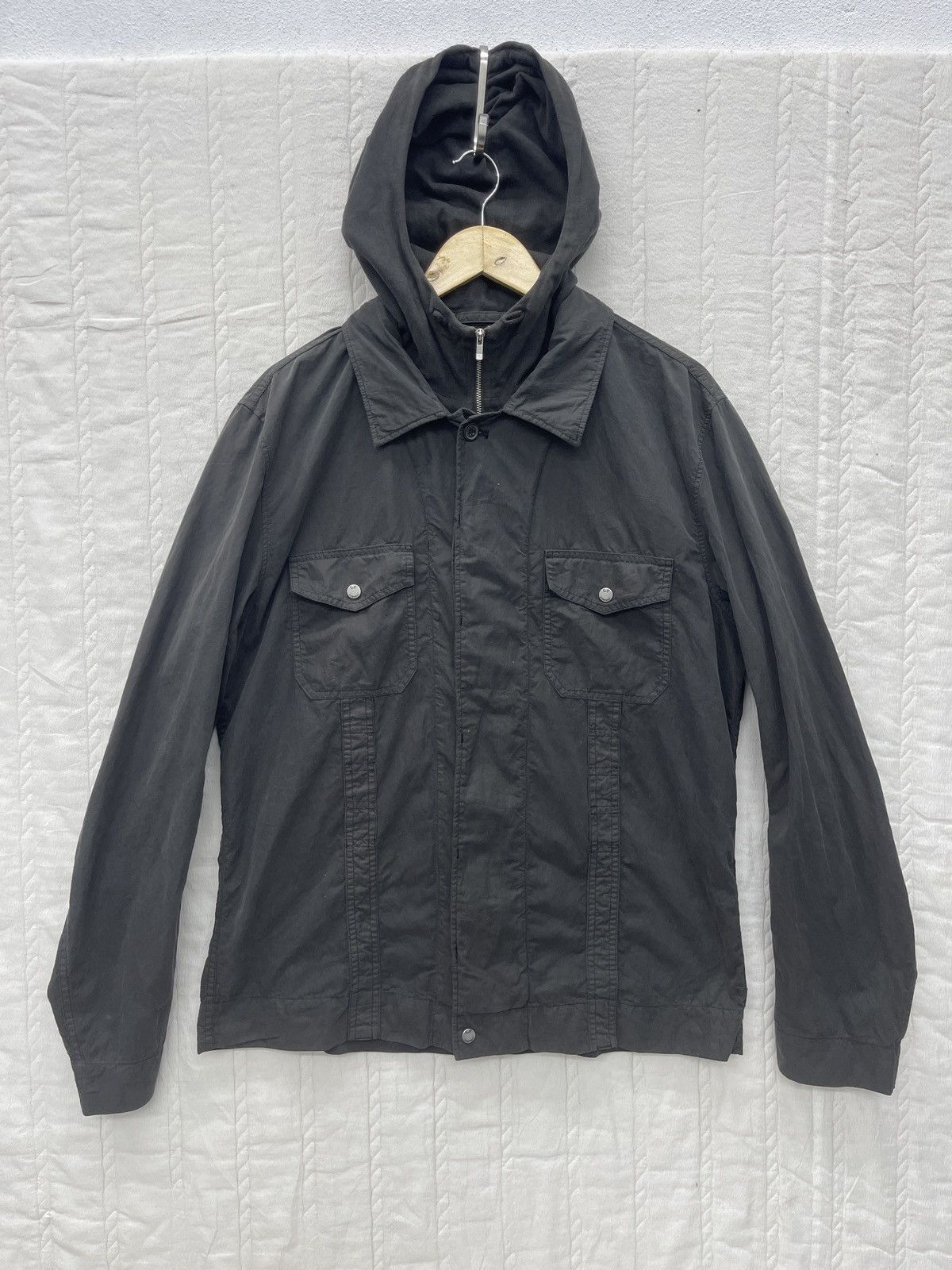 C.P. Company × Massimo Osti × Vintage STEALS💥C.P. COMPANY HOODIE LONG SLEEVE SHIRT Size US XL / EU 56 / 4 - 1 Thumbnail