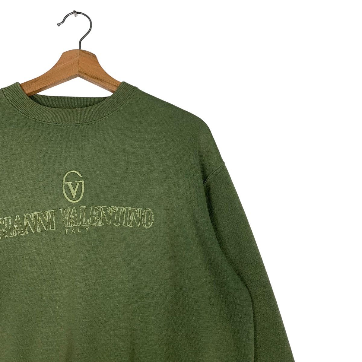 Gianni Valentino GIANNI VALENTINO Embroidery Big Logo Sweatshirt #0590-C28 Size US M / EU 48-50 / 2 - 5 Thumbnail