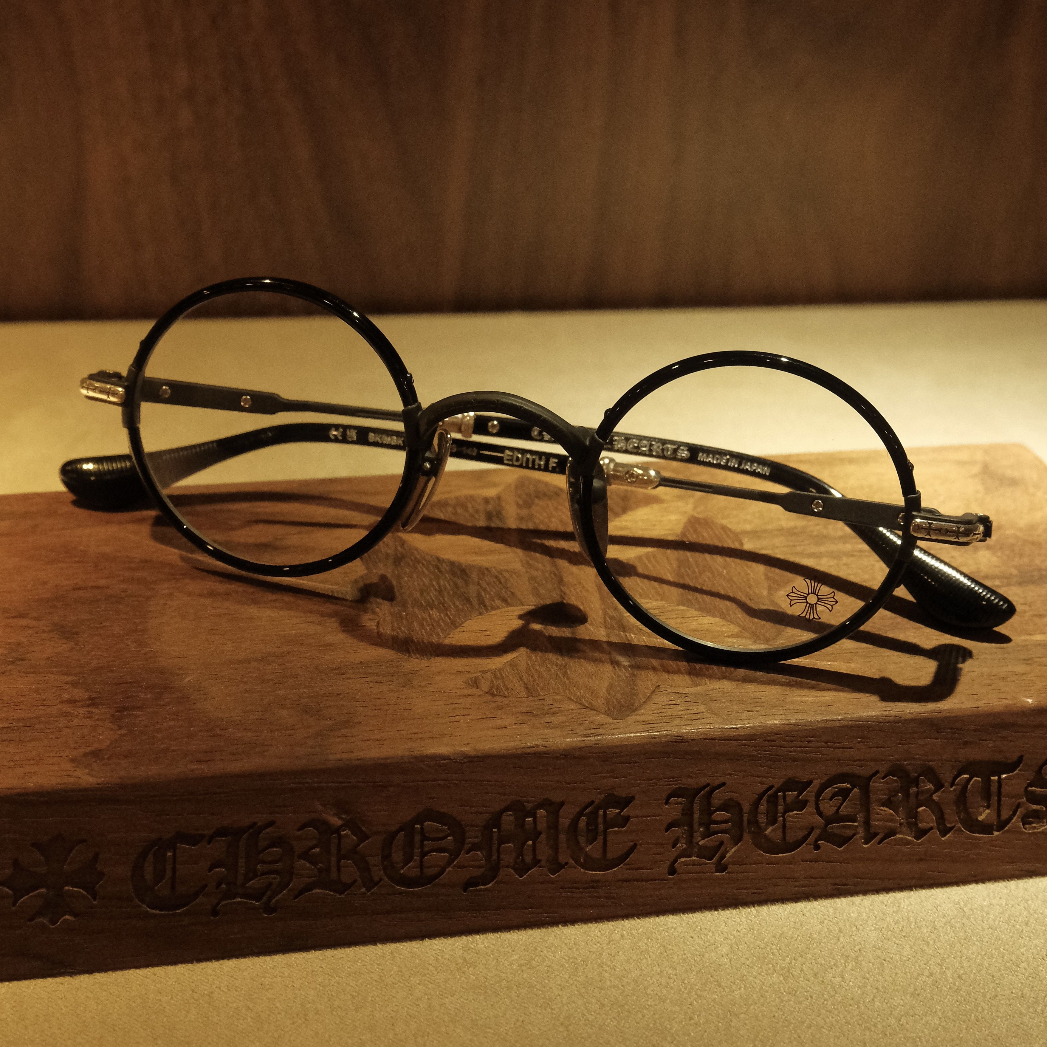 Chrome Hearts CHROME HEARTS EDITH F BLACK/SILVER GLASSES Size ONE SIZE - 3 Thumbnail