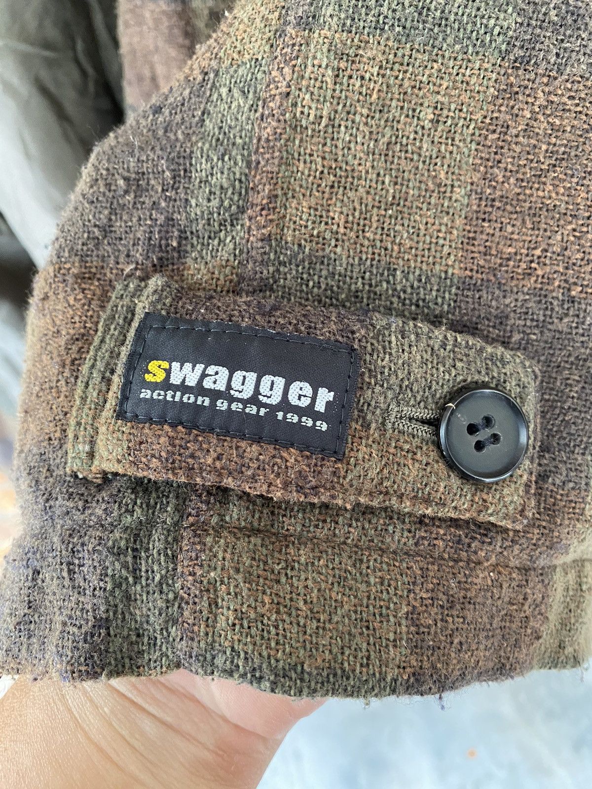 Swagger AW1999 Checked wool jacket Size US XL / EU 56 / 4 - 9 Thumbnail