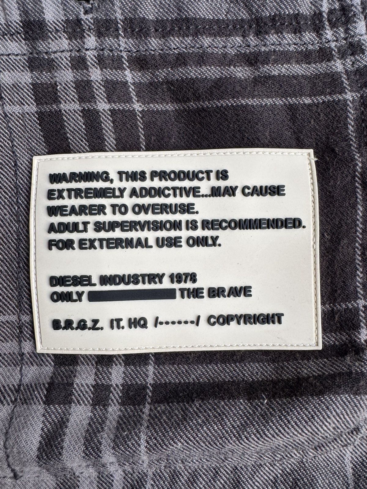 Diesel VERY RARE VINTAGE SHIRT FLANNEL DIESEL DISTRESSED CHECKER Size US S / EU 44-46 / 1 - 3 Thumbnail