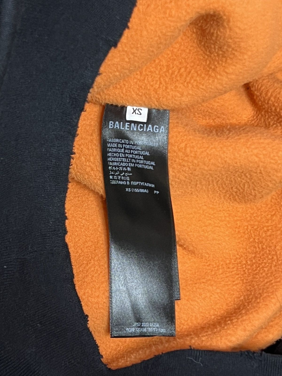 Balenciaga Balenciaga Distressed Fleece Bomber Jacket Size US S / EU 44-46 / 1 - 10 Thumbnail