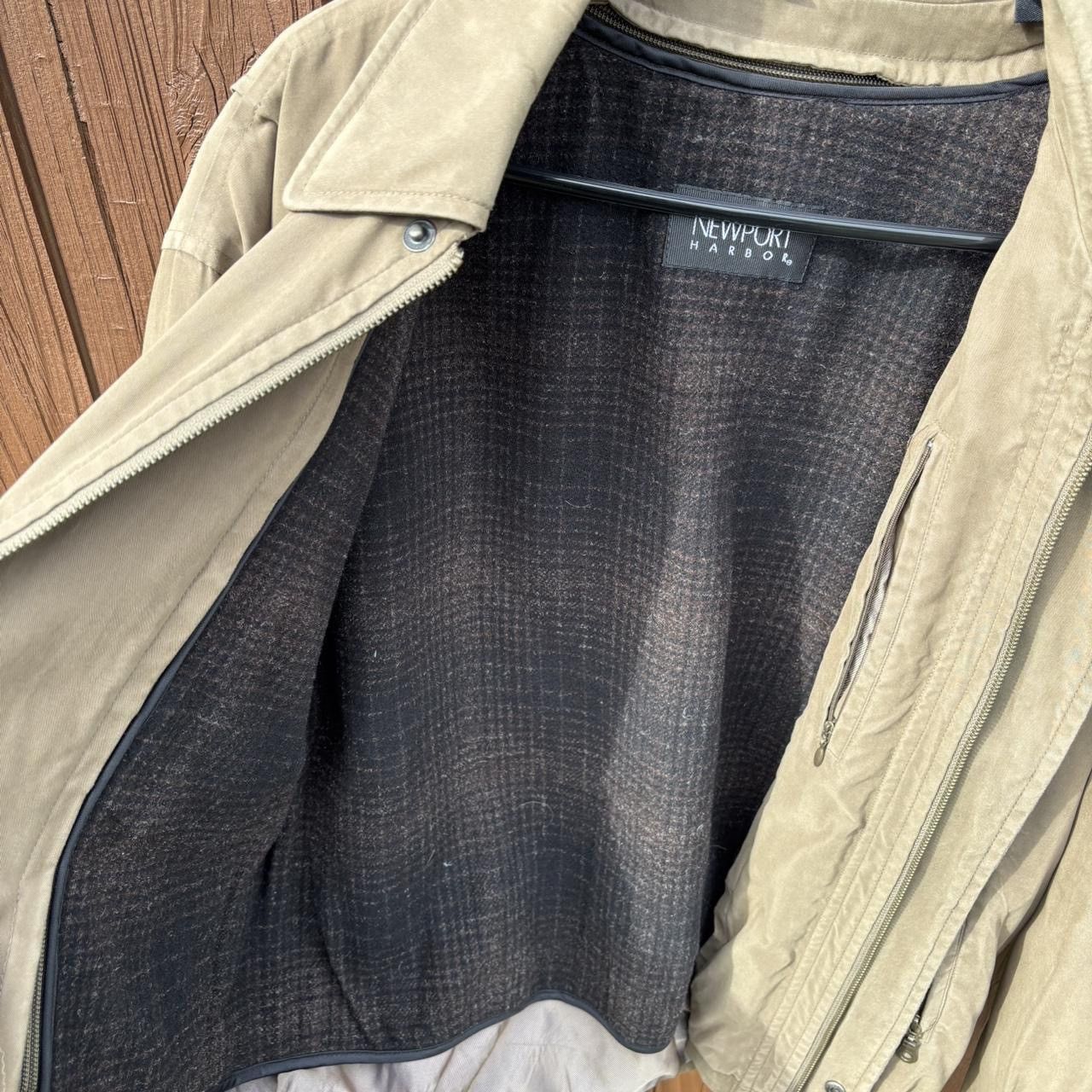Vintage Early 2000s Newport haven Khaki Plaid Lined Work Jacket Size US M / EU 48-50 / 2 - 4 Thumbnail