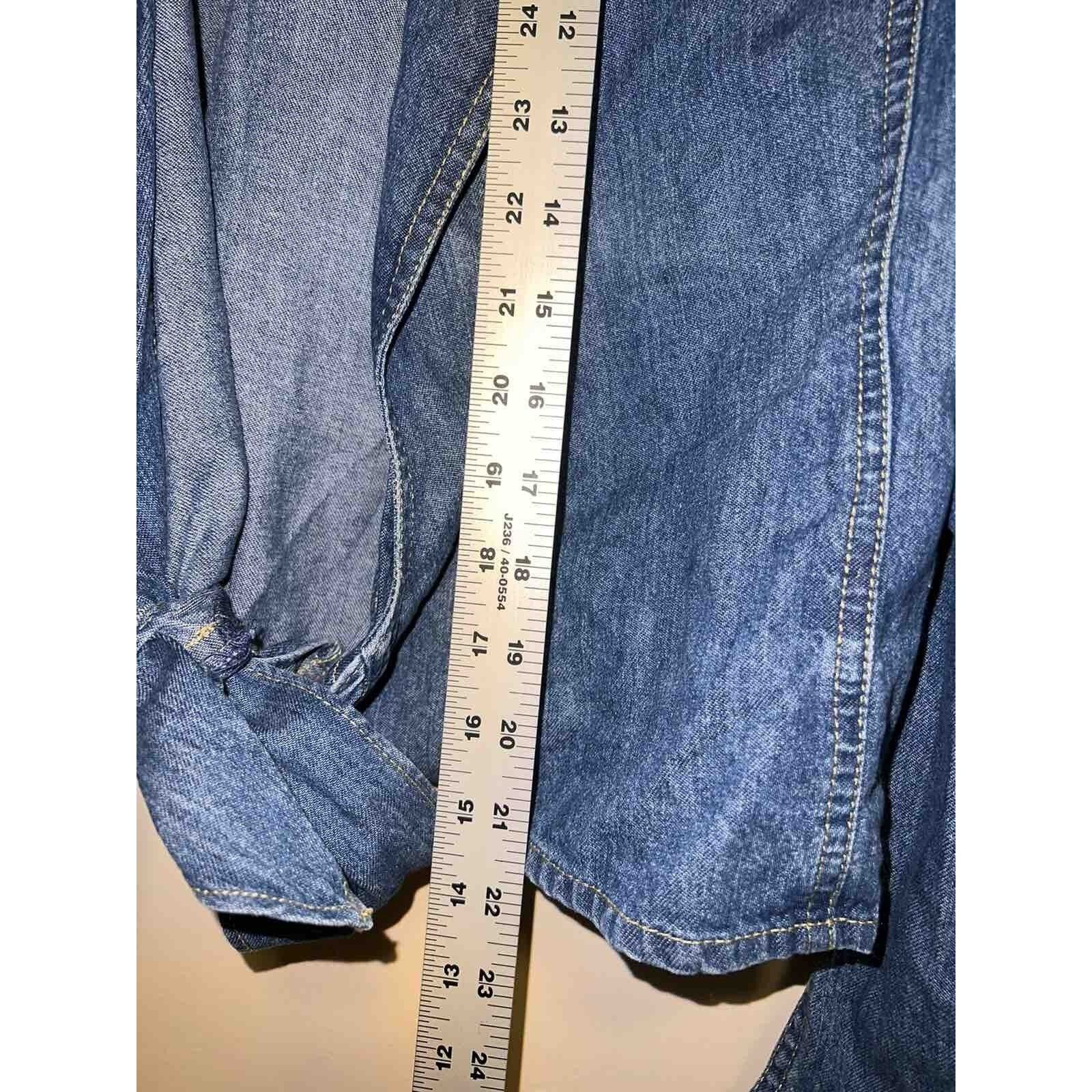 LIZ LISA Liz Claiborne Women's classic blue 100%Cotton Size 6 A000162 Size M / US 6-8 / IT 42-44 - 6 Thumbnail