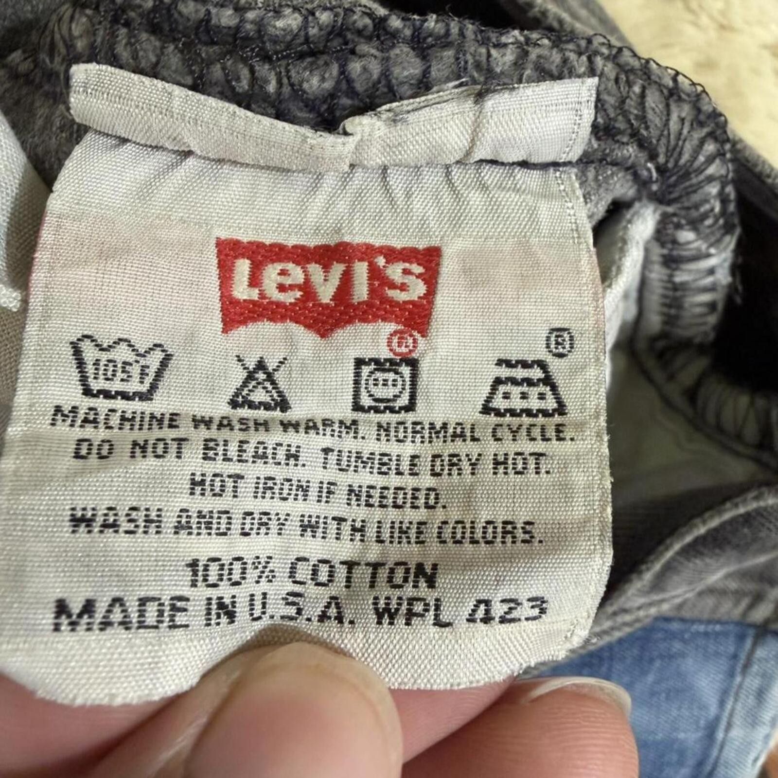 Levi's Vintage Rare Levi's 544 double shade denim jeans Size 33" - 7 Thumbnail