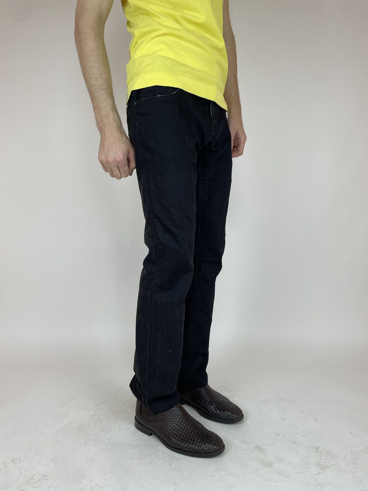 Karl Lagerfeld Lagerfeld Mens Black Jeans regular fit size W 33 Size US 33 - 7 Thumbnail