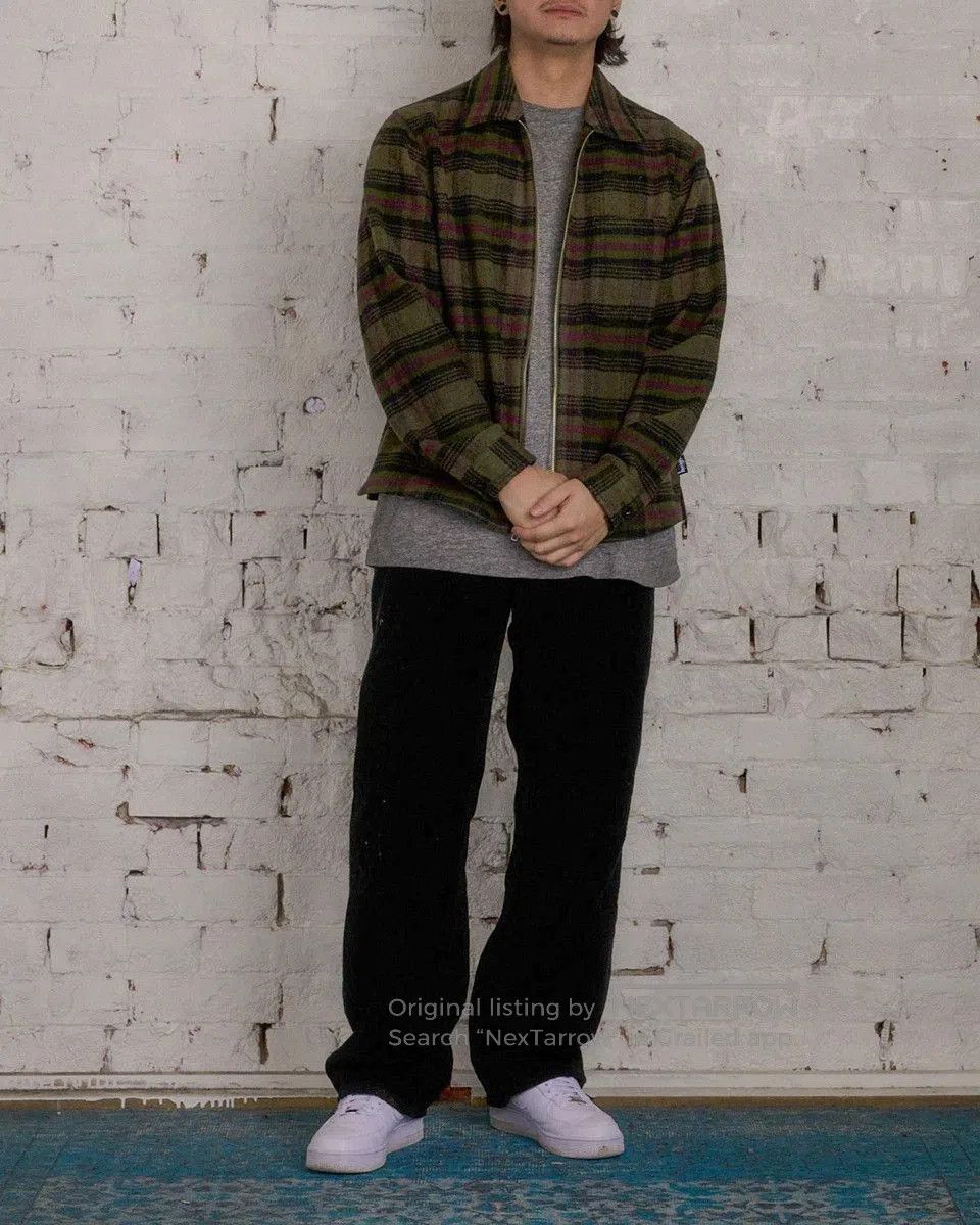 Stussy Stussy Reed Wool Plaid Zip Shirt. Size US XL / EU 56 / 4 - 7 Thumbnail