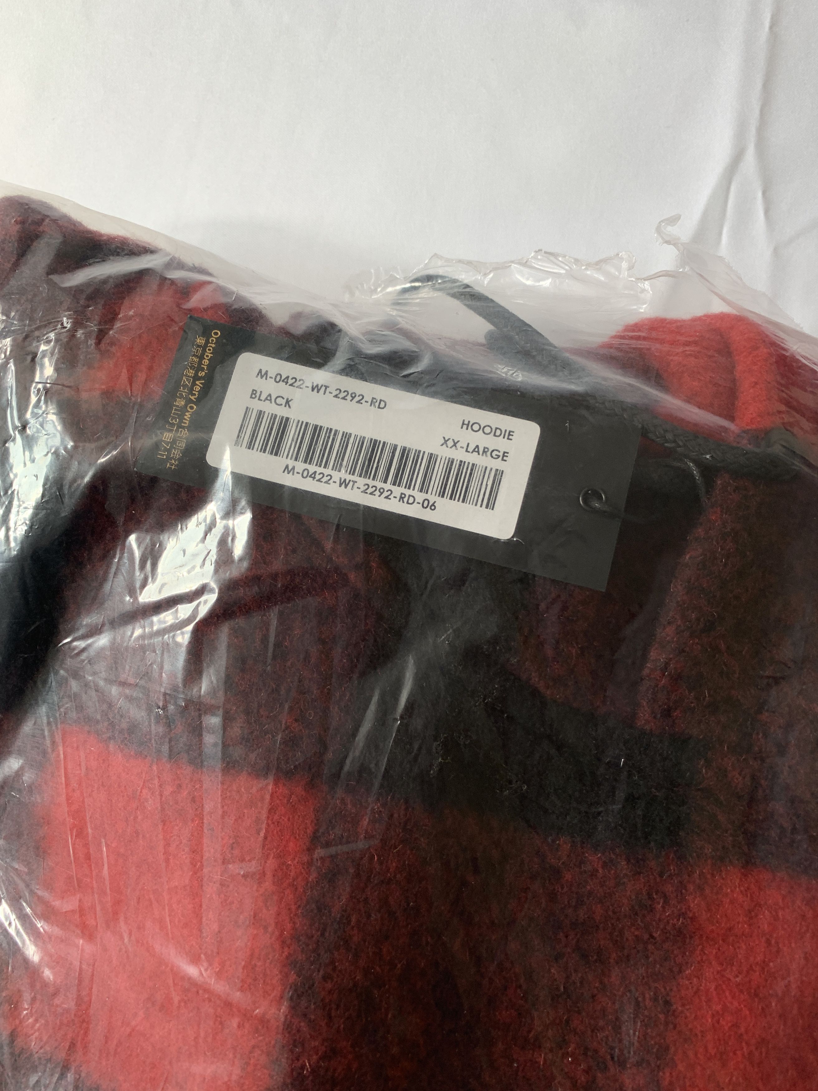 Drake *RARE* OVO Buffalo Plaid Wool-Blend Hoodie Size US XXL / EU 58 / 5 - 5 Thumbnail