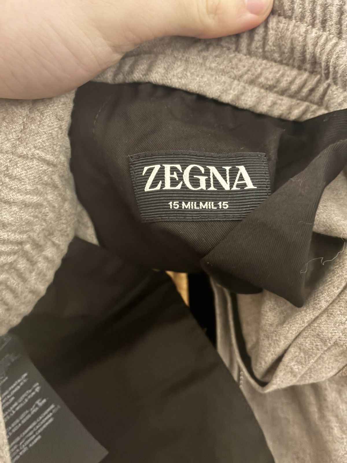 Ermenegildo Zegna Zegna wool drawstring trousers size 54 retail £1400 Size US 36 / EU 52 - 5 Thumbnail