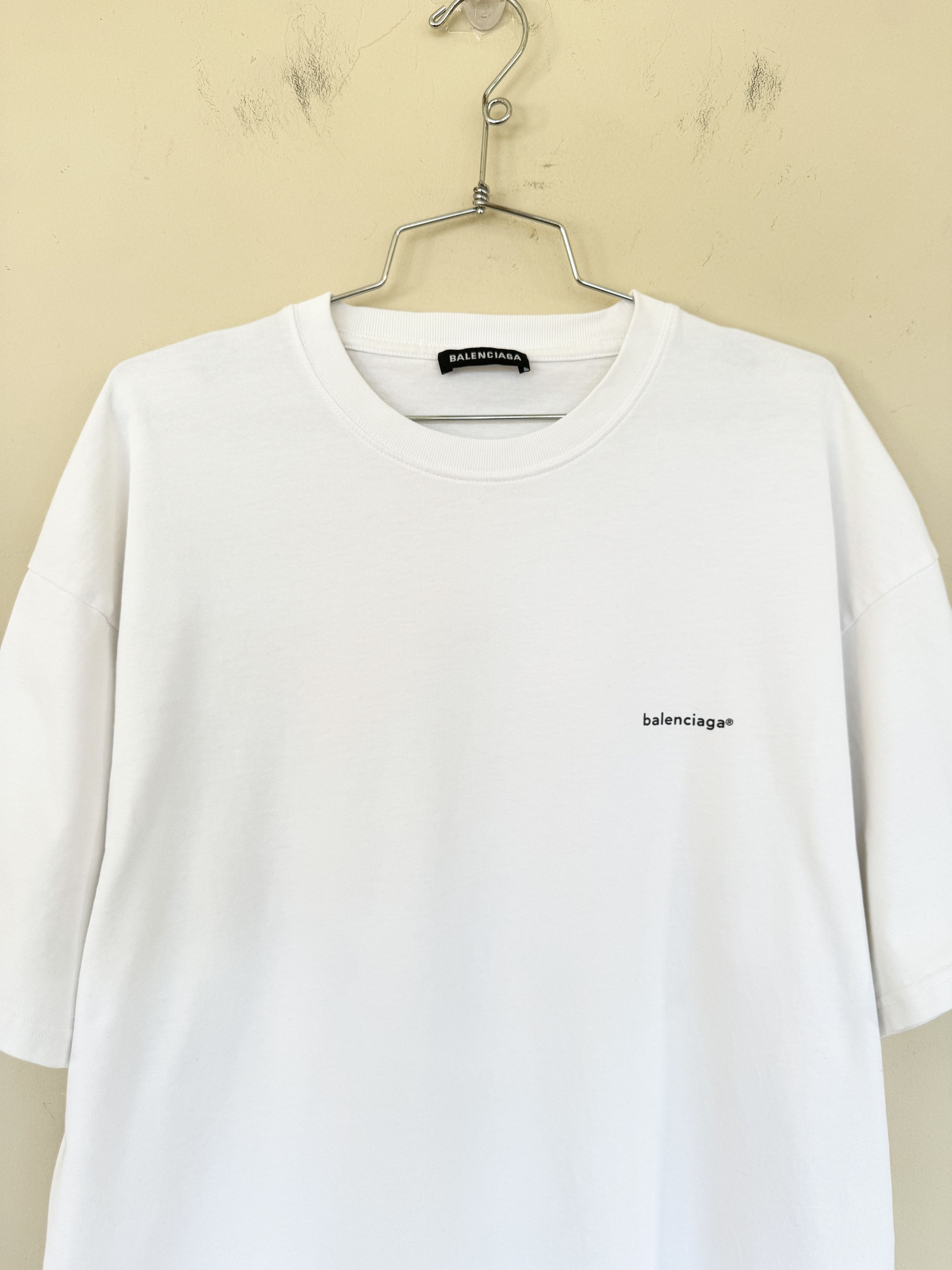 Balenciaga Balenciaga Logo Tee Size US XL / EU 56 / 4 - 4 Thumbnail