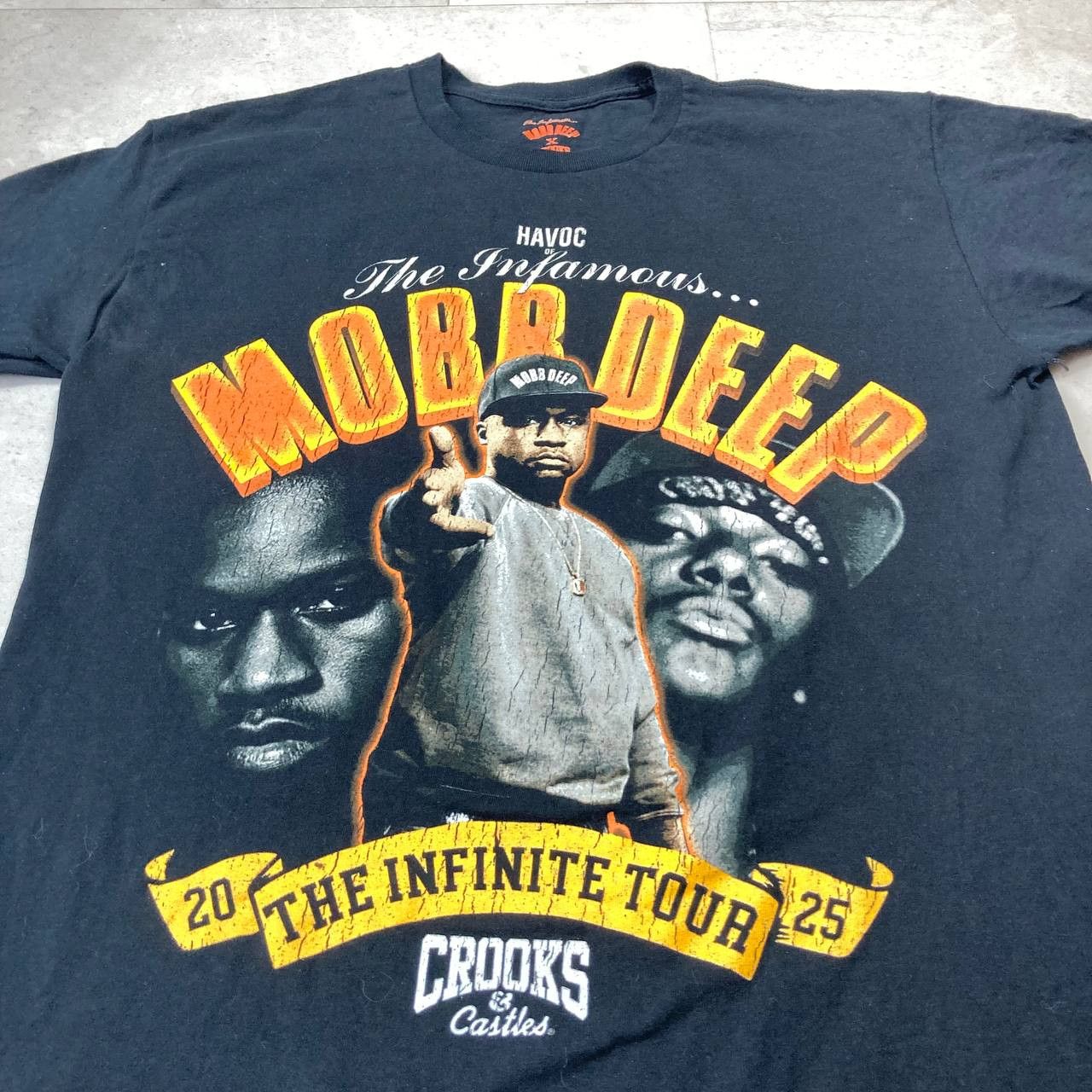 Rap Tees Mobb Deep The Infinite Tour Rap Hip Hop Crooks & Castles Size US L / EU 52-54 / 3 - 2 Thumbnail