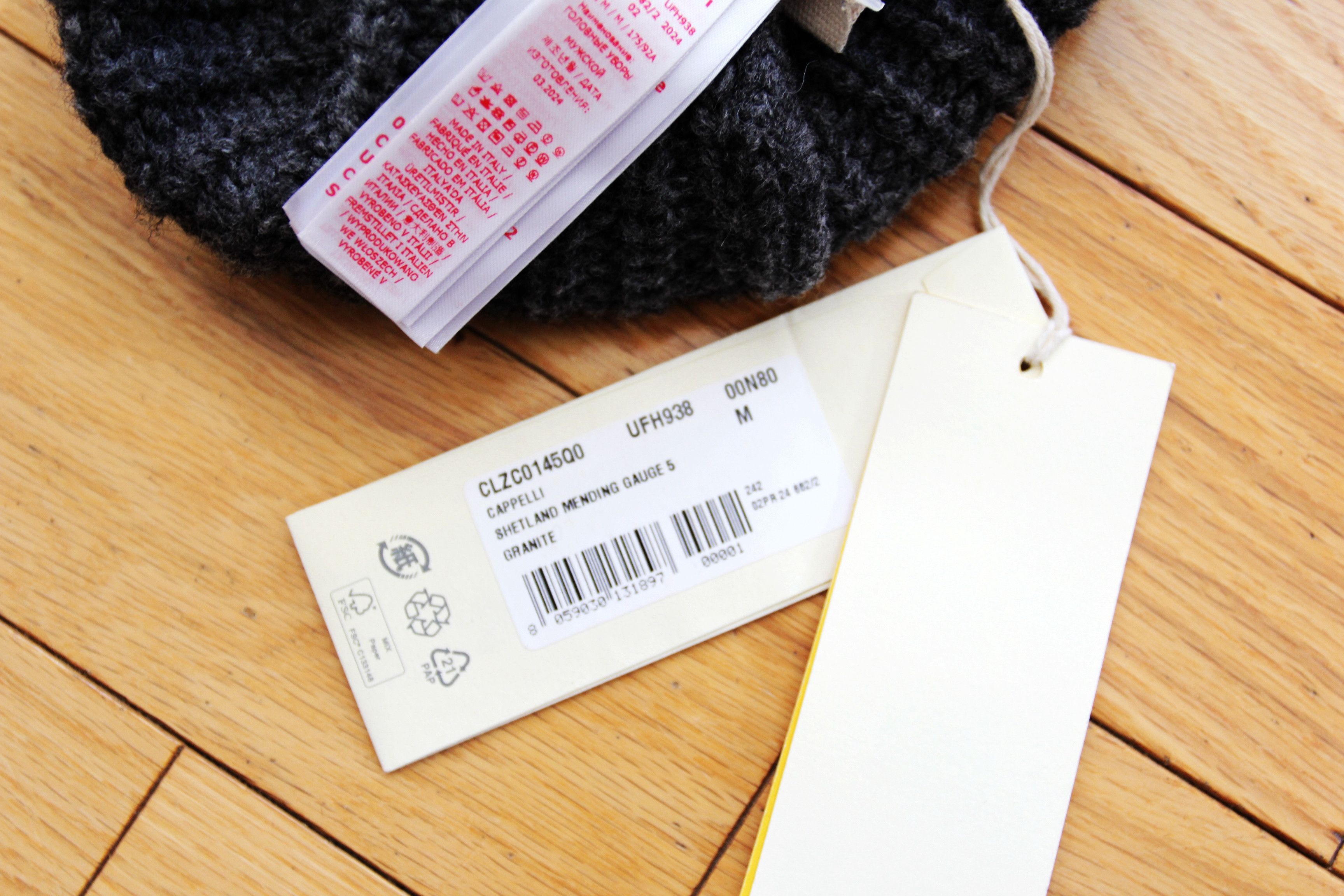 Marni BNWT AW24 MARNI SHETLAND MENDING GAUGE 5 BEANIE M Size ONE SIZE - 6 Thumbnail