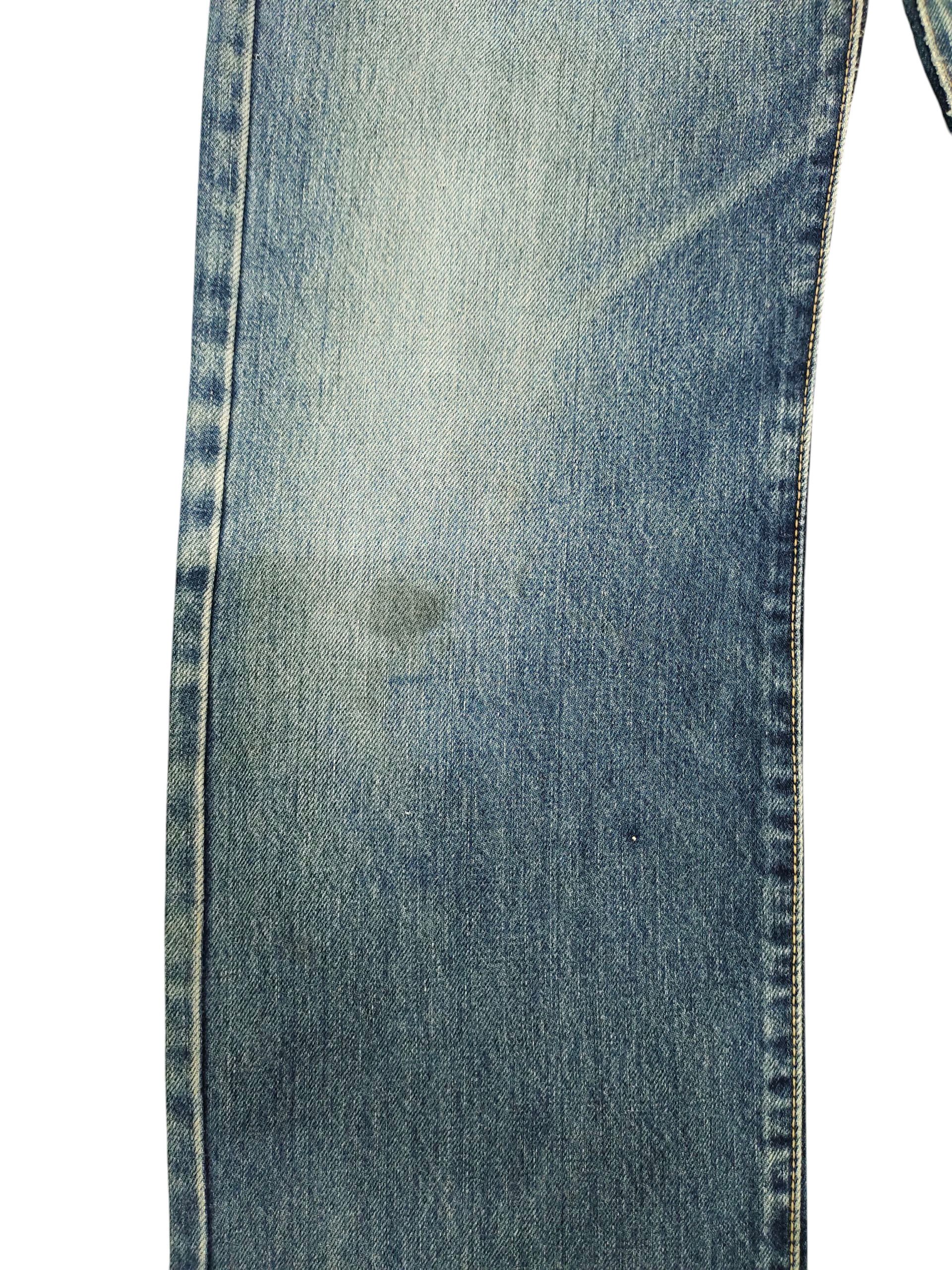 Comme des Garcons × Undercover Vintage Big John Clawmark Distress Faded Denim Jeans Size US 31 - 4 Thumbnail