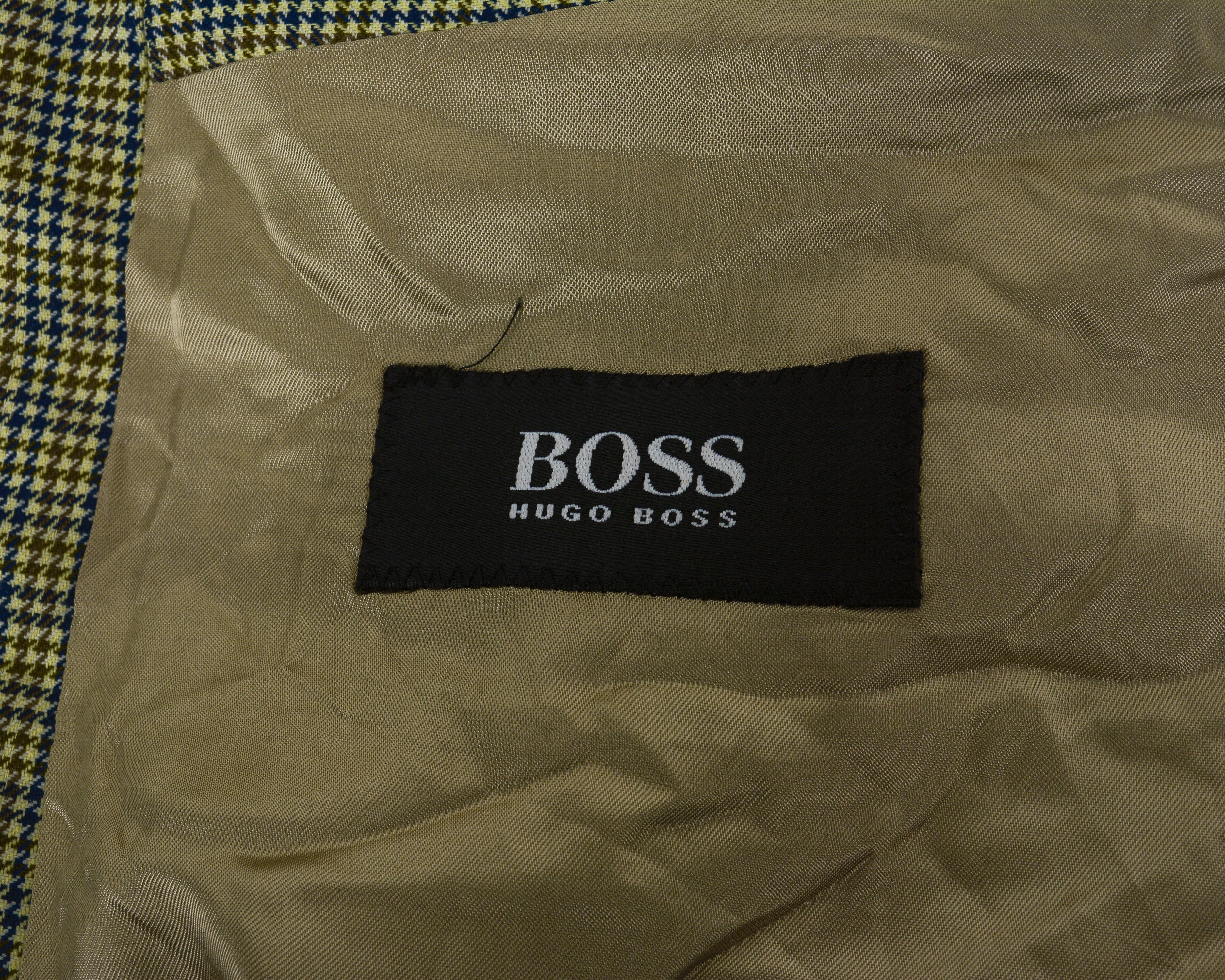 Hugo Boss Delon Houndstooth XL Blazer Uk 44 Us Suit Jacket Coat Eu 54 Size 44R - 6 Thumbnail