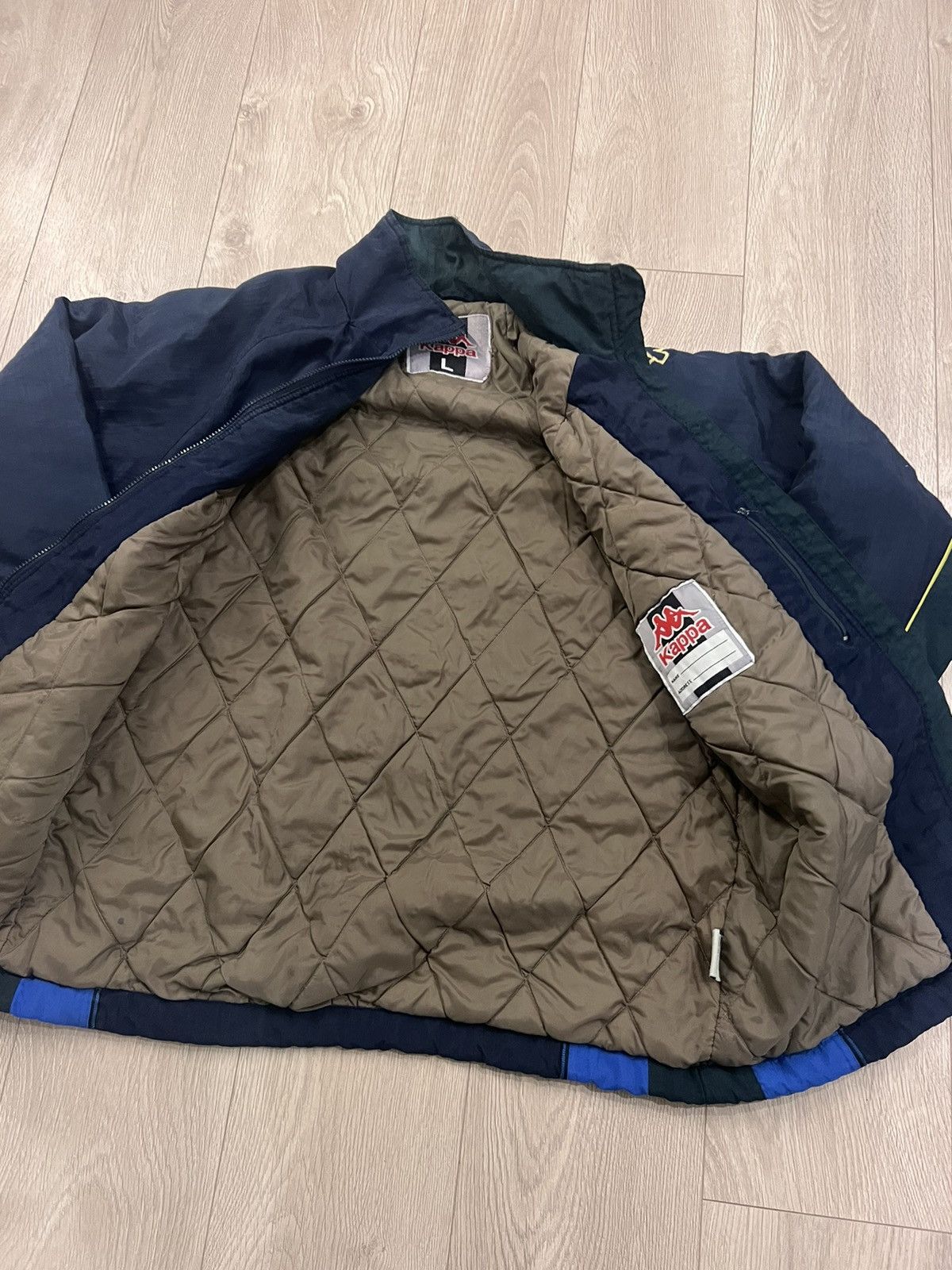 Kappa × Vintage Vintage 90s Kappa Bench Sideline Soccer Jacket Mid Weight Size US L / EU 52-54 / 3 - 14 Thumbnail