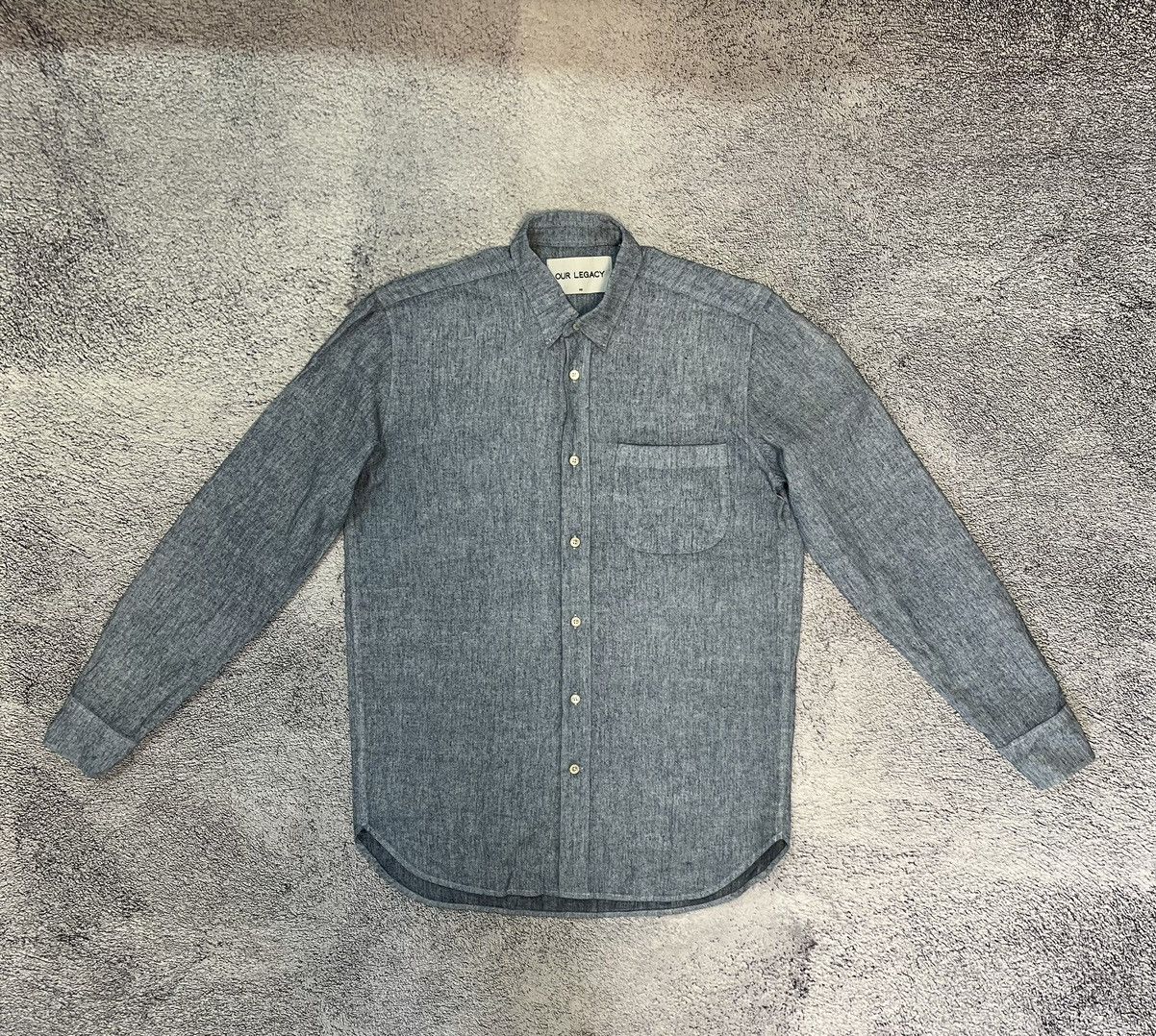 Our Legacy Our Legacy Men’s Shirt Button-Down Long Sleeve Hemp Organic Size US S / EU 44-46 / 1 - 1 Thumbnail