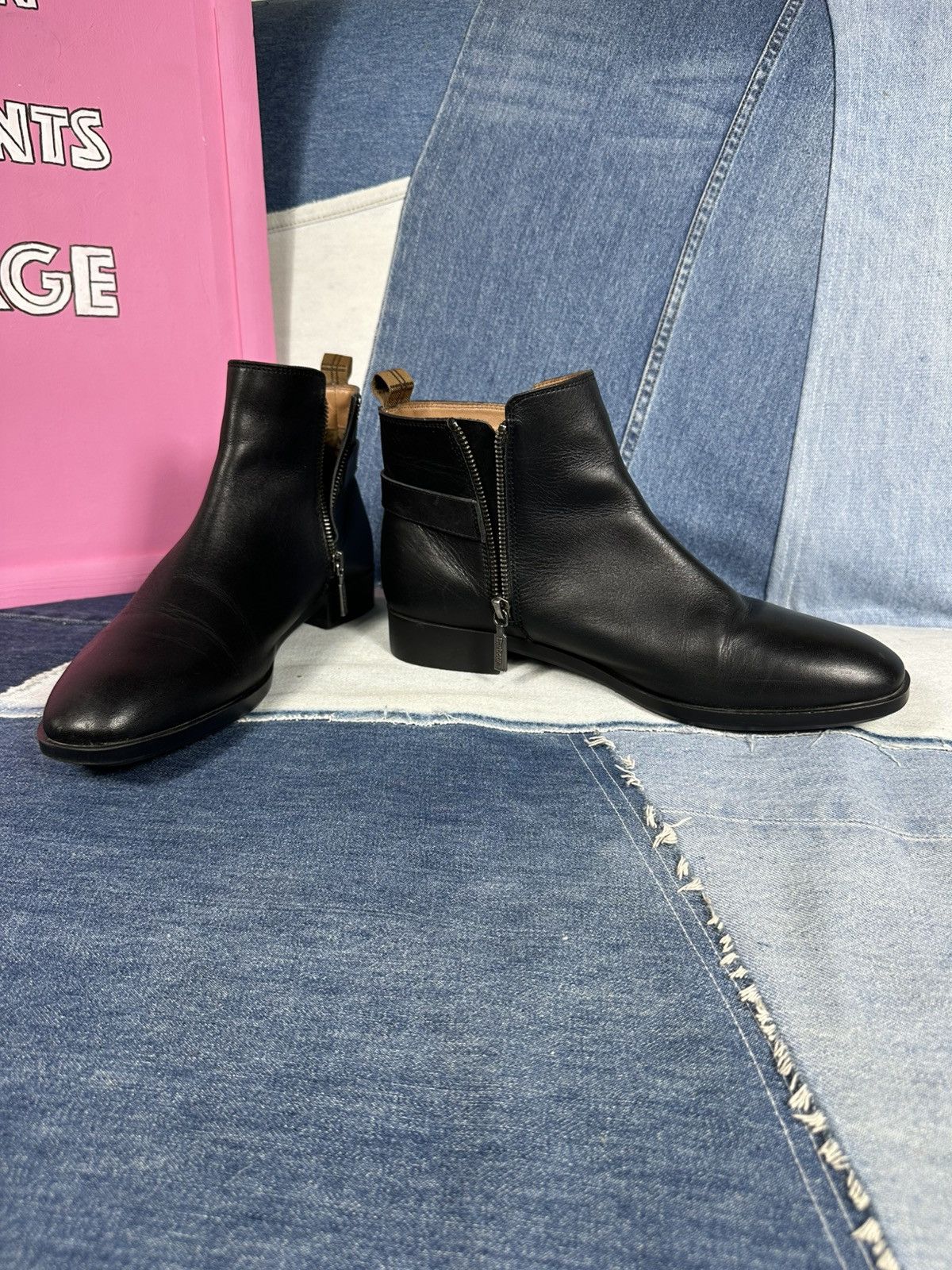Barbour Barbour Chelsea Ankle Boots Black Leather Woman's Size US 11 / IT 41 - 15 Thumbnail