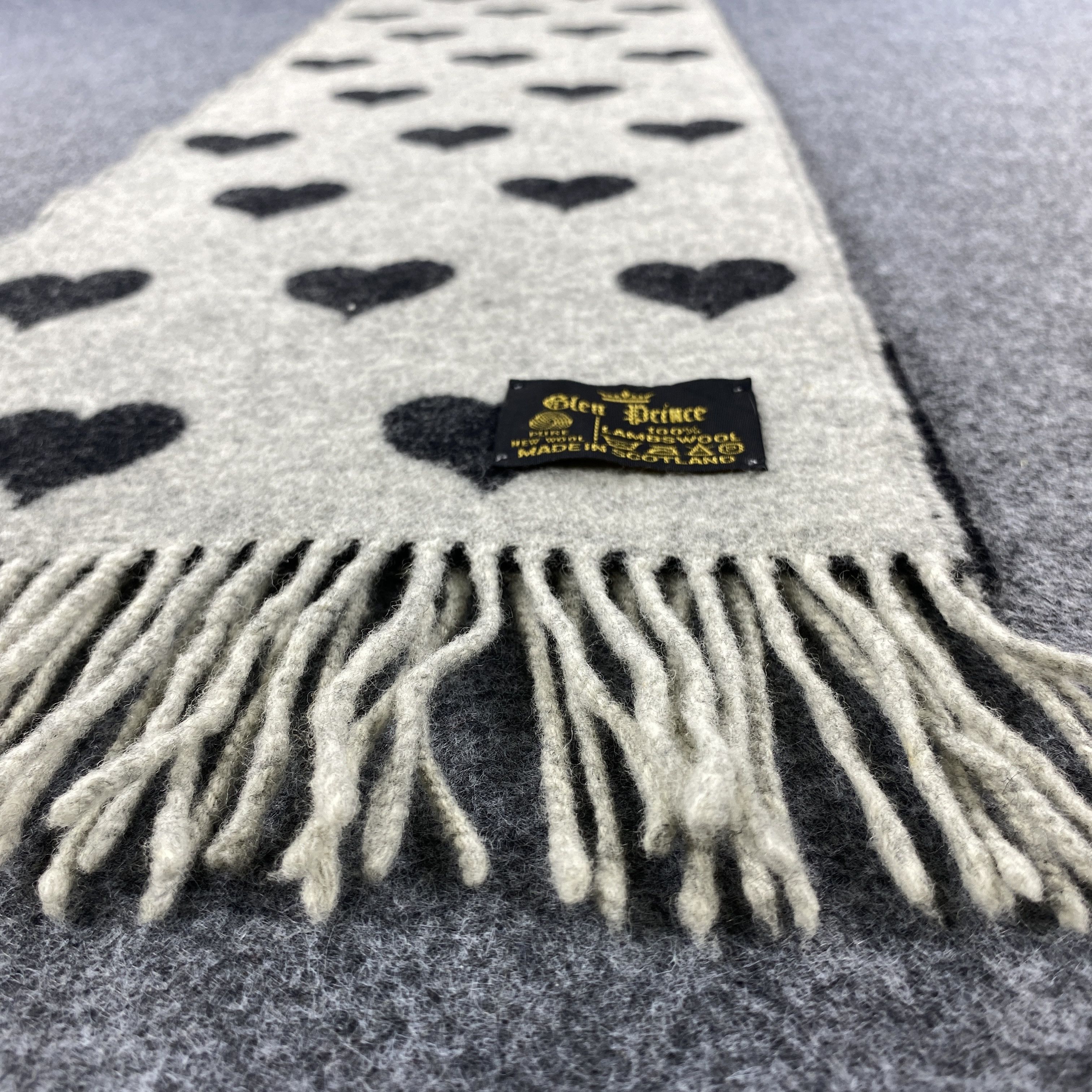 Vintage Glen Prince Scarf # Muffler # Neckwear # D401 Size ONE SIZE - 7 Thumbnail