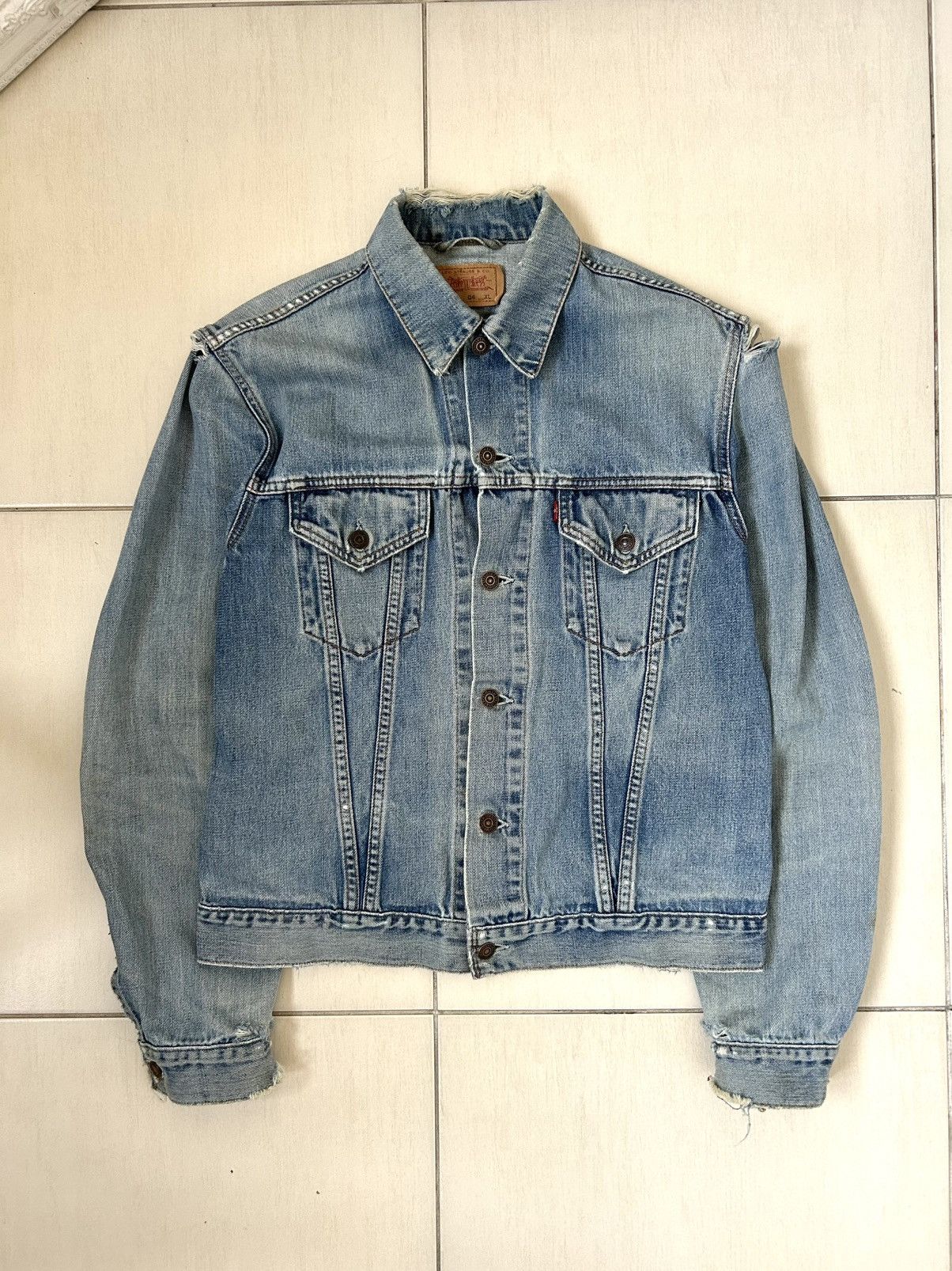Levi's Levis type III 80s denim jacket Size US XL / EU 56 / 4 - 1 Thumbnail