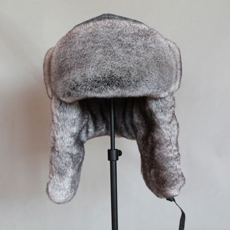 Japanese Brand × Vintage Men Russian Bomber Hat Winter Ushanka Trapper Hat Size ONE SIZE - 6 Thumbnail
