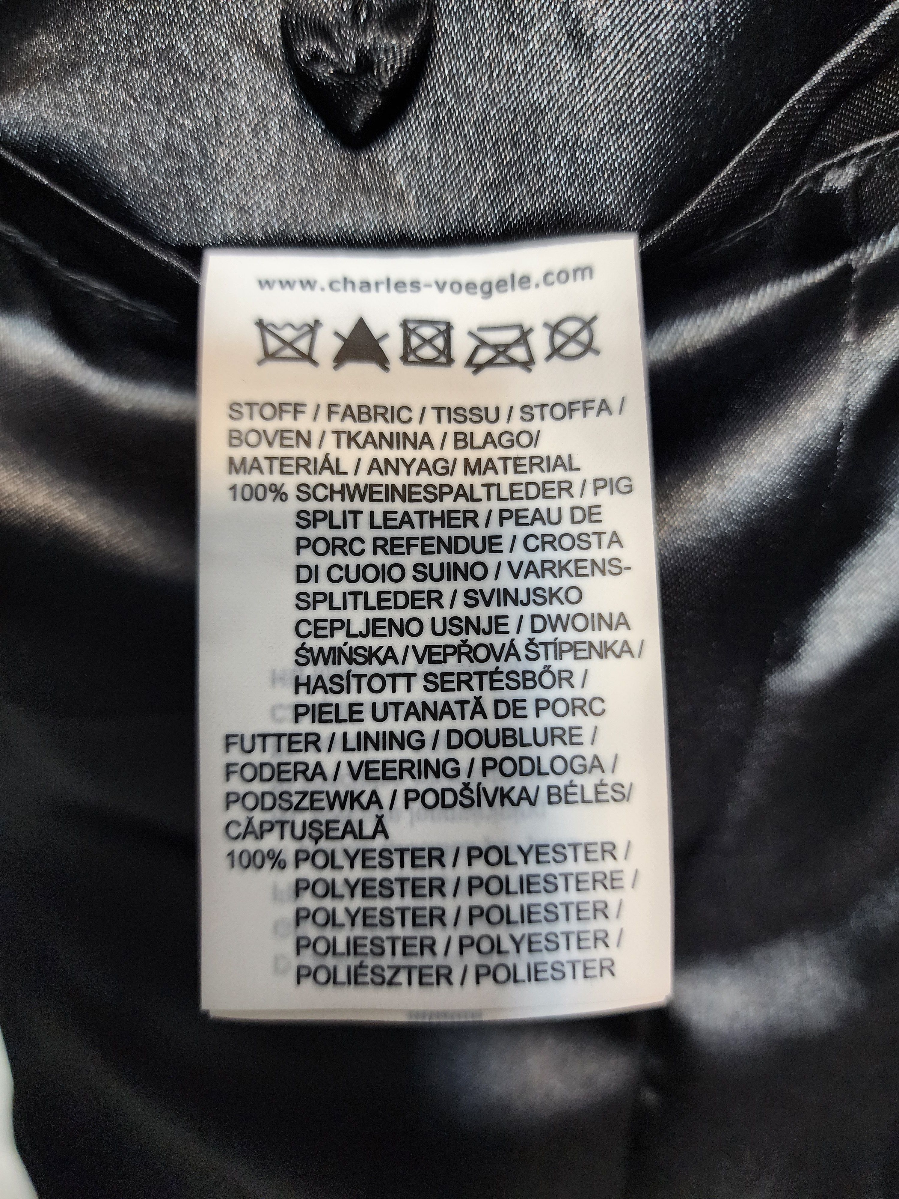 Other Black Leather Zip-Up Jacket: Women's Knitted Trim Sportswear Size L / US 10 / IT 46 - 9 Thumbnail
