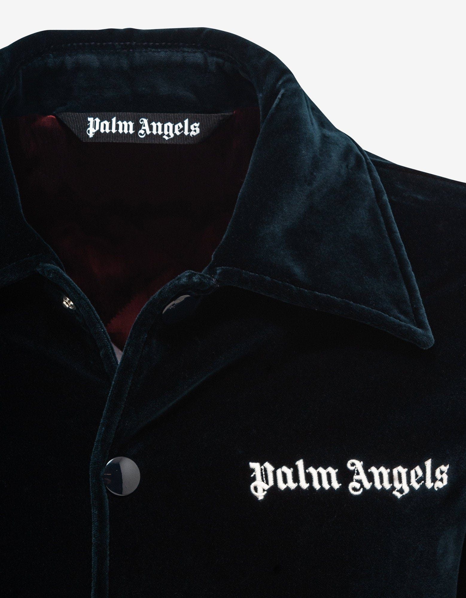Palm Angels Palm Angels Blue Sunday Baseball Jacket Size US XL / EU 56 / 4 - 6 Thumbnail