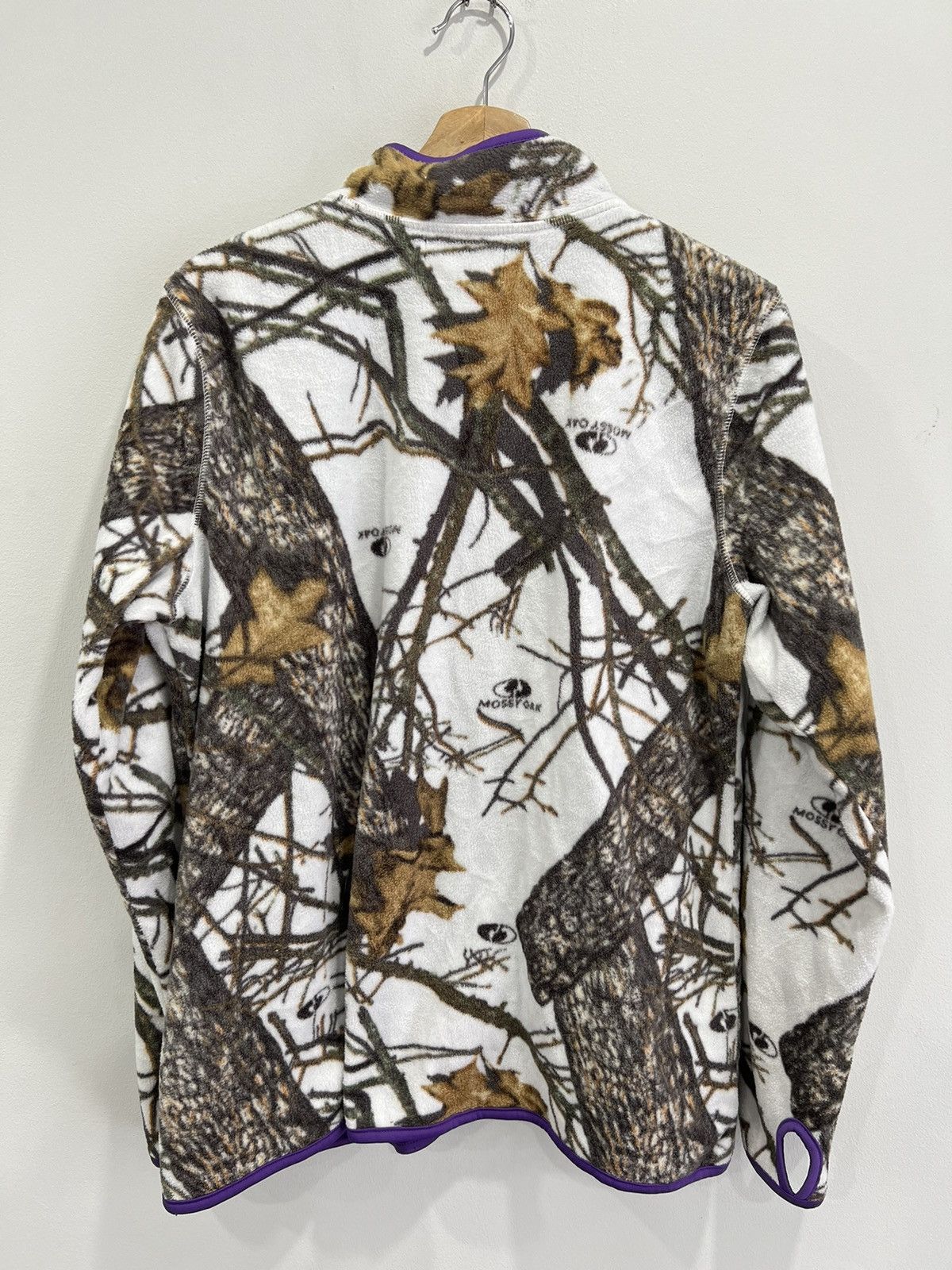 Mossy Oaks Vintage Womens Mossy Oaks Camo Real Tree Fleece Zip Sweater Size XL / US 12-14 / IT 48-50 - 5 Thumbnail