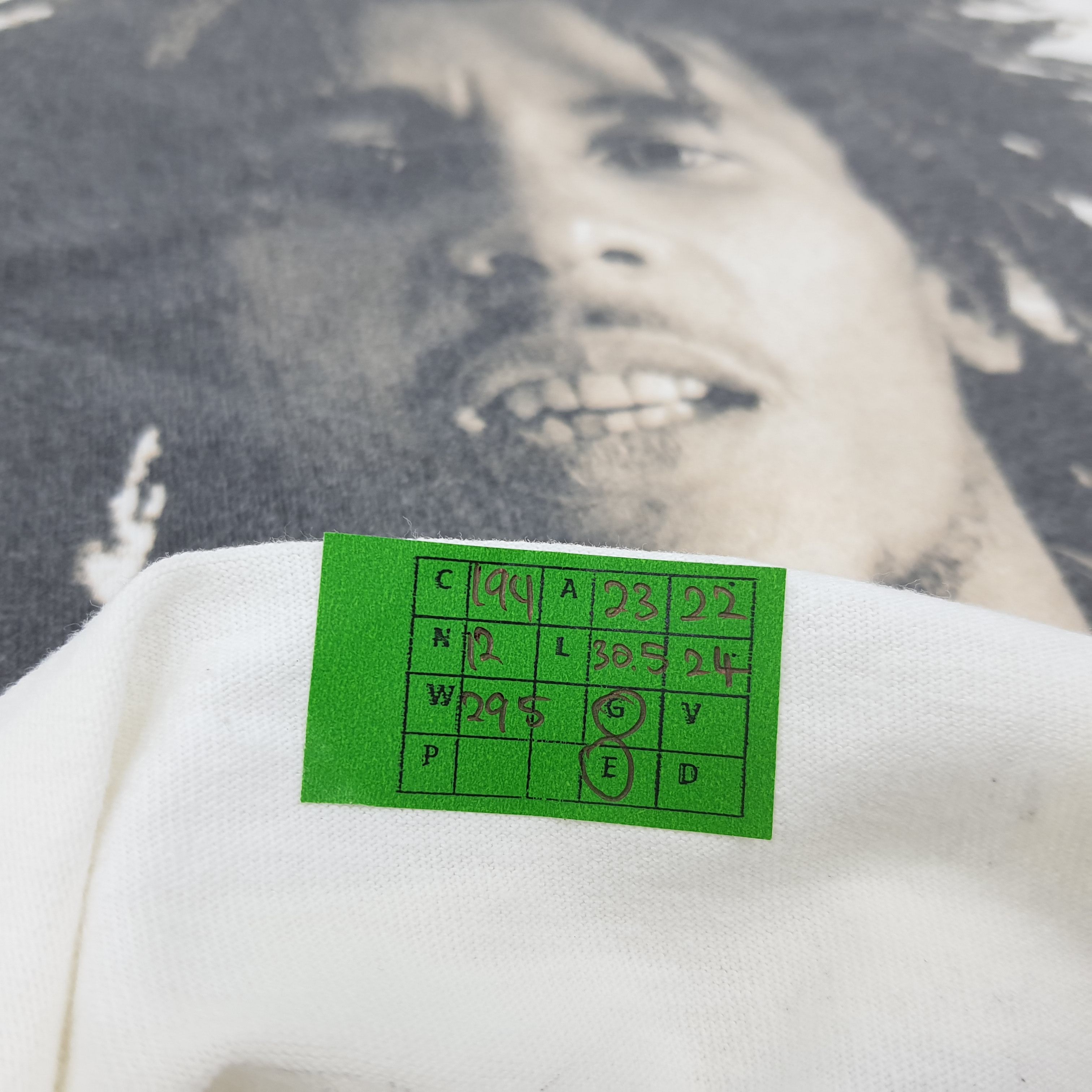 Bob Marley × Rap Tees × Vintage Vintage Bob Marley Reggae Singer Long Sleeve Tshirt Size US XL / EU 56 / 4 - 8 Thumbnail