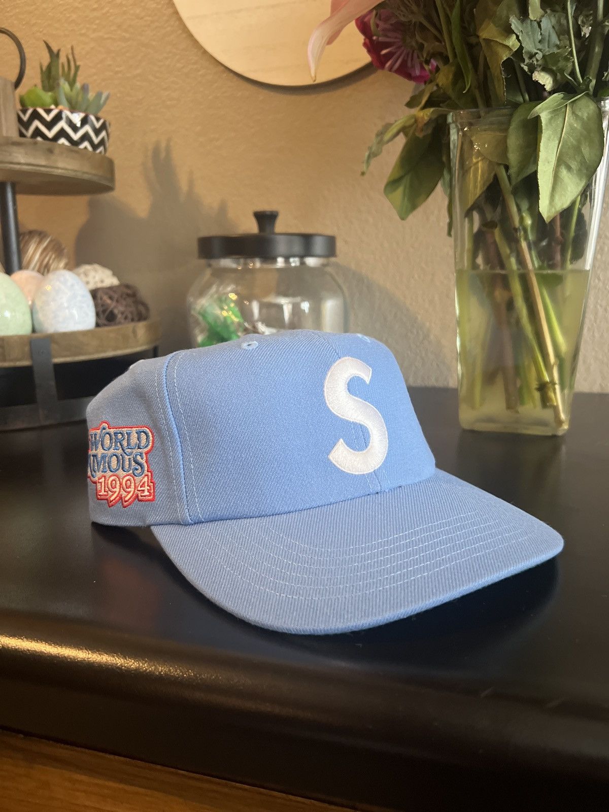 Supreme World Famous S Logo 6-Panel グレー Buy Supreme World Famous S Logo 6-Panel 'Grey' - SS25H23