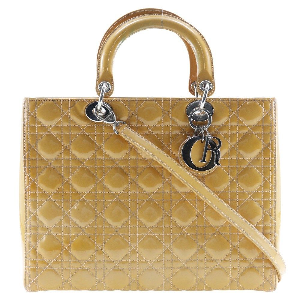 Dior Christian Dior Lady Dior Patent Size ONE SIZE - 1 Thumbnail