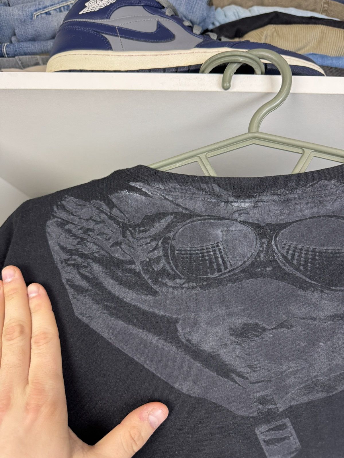 C.P. Company C.P. Company Goggle Hood Print T-Shirt Size US L / EU 52-54 / 3 - 3 Thumbnail