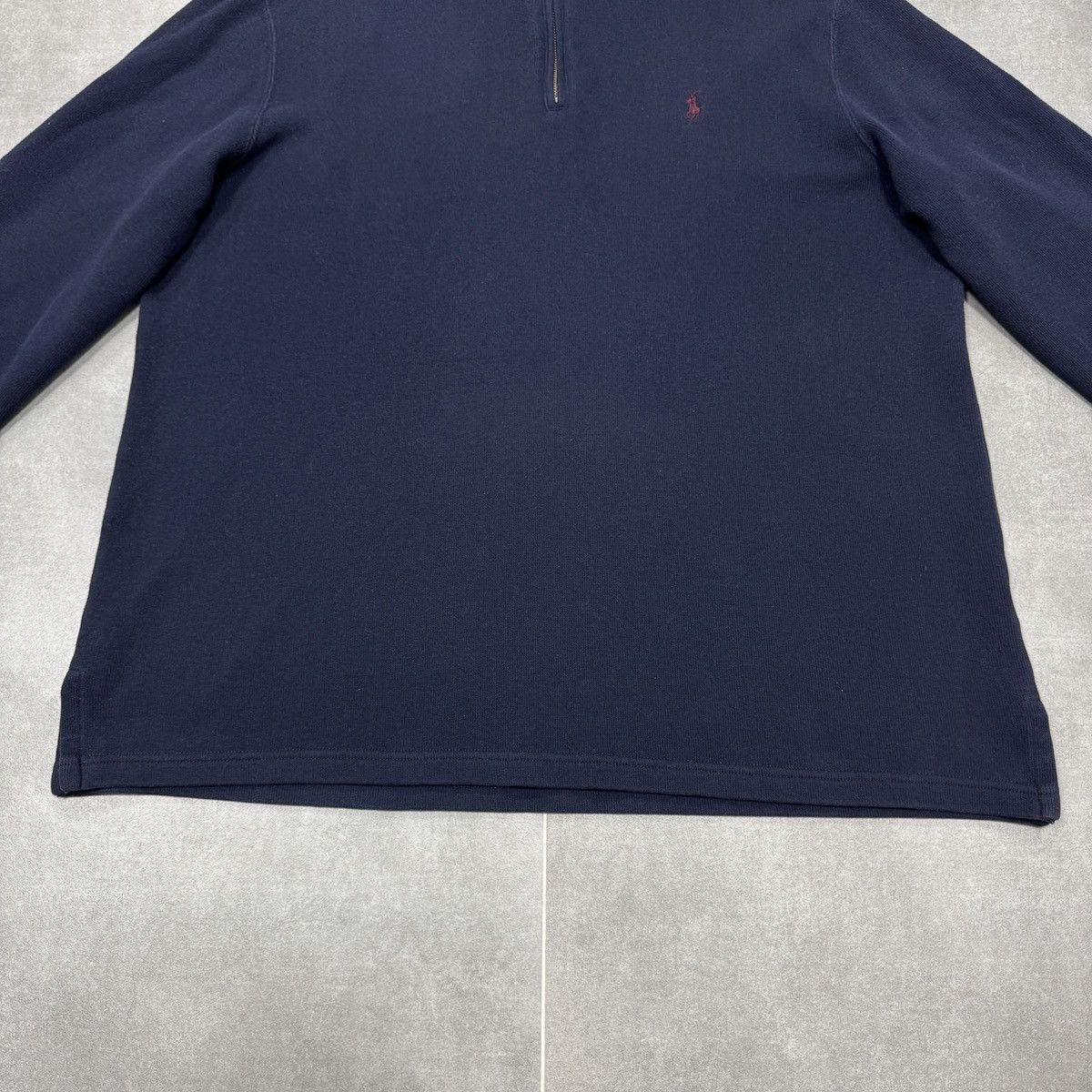 Polo Ralph Lauren × Vintage Vintage Polo Ralph Lauren 1/3 Zip Pullover Sweater Jumper Size US XL / EU 56 / 4 - 4 Thumbnail