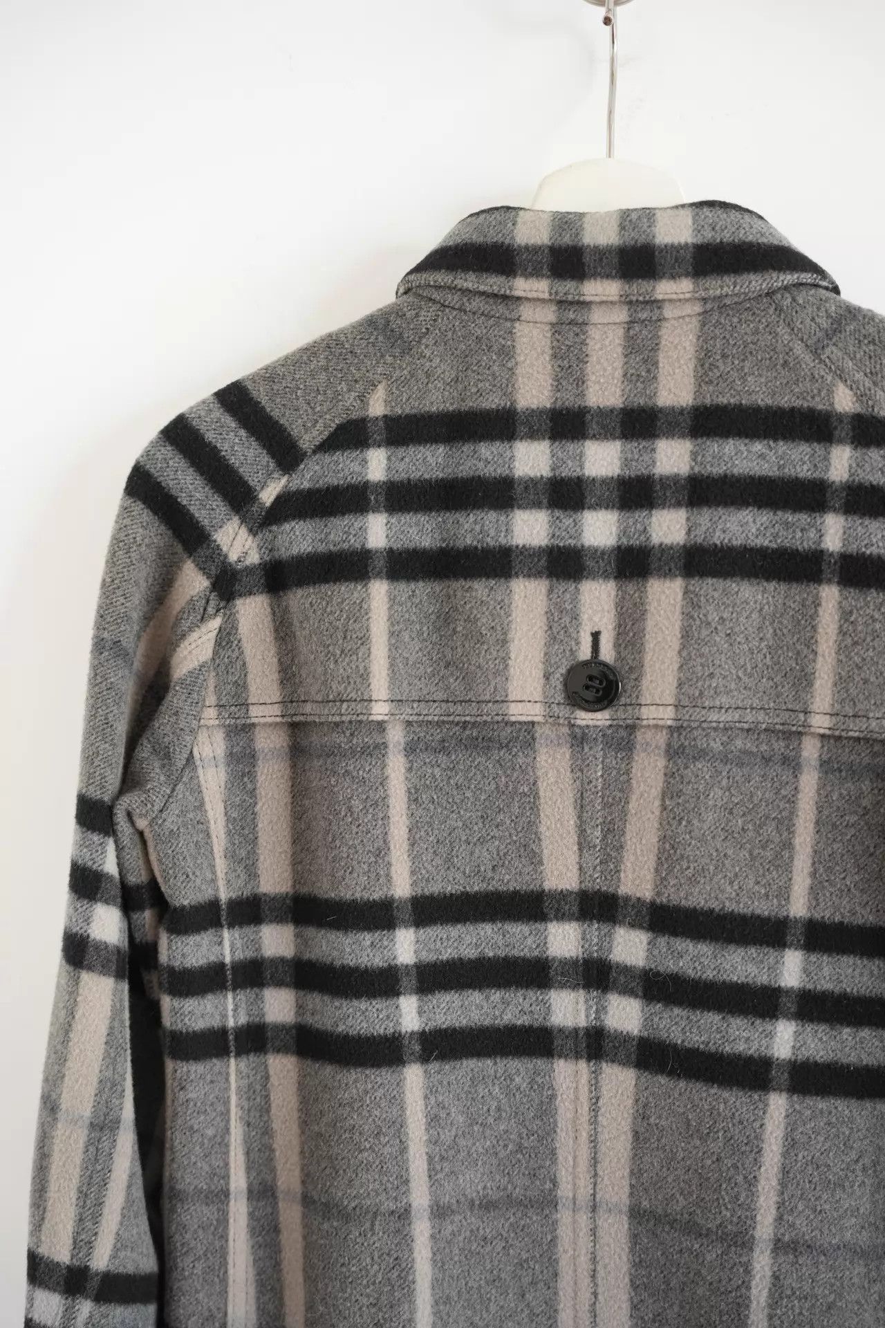 Burberry Burberry Ombre Check Wool Blend Trench Coat Sz 40 Size S / US 4 / IT 40 - 7 Thumbnail