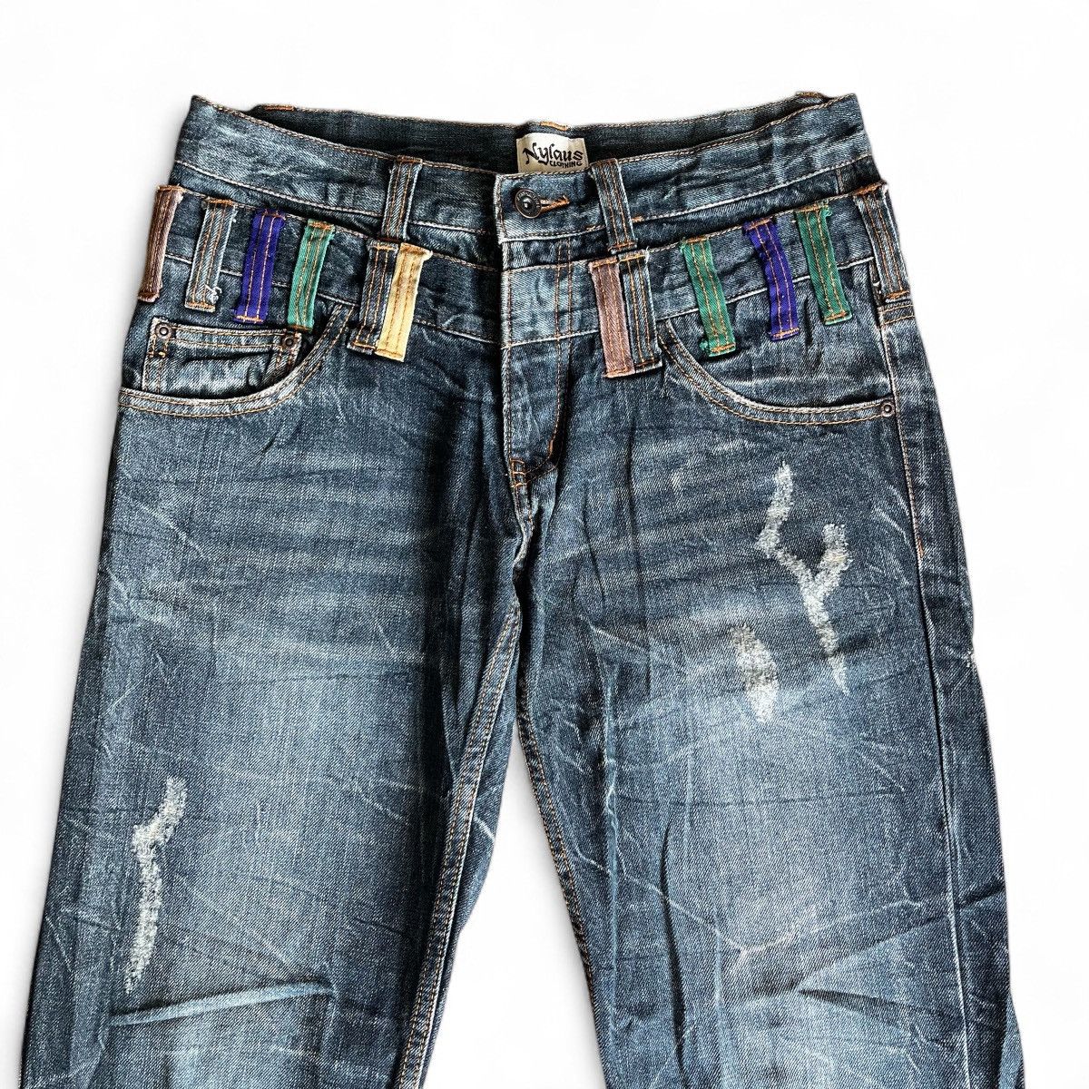 If Six Was Nine Vtg DoubleWaist Nylaus Japanese Jeans Ifsixwasnine LGB style Size US 31 - 2 Thumbnail