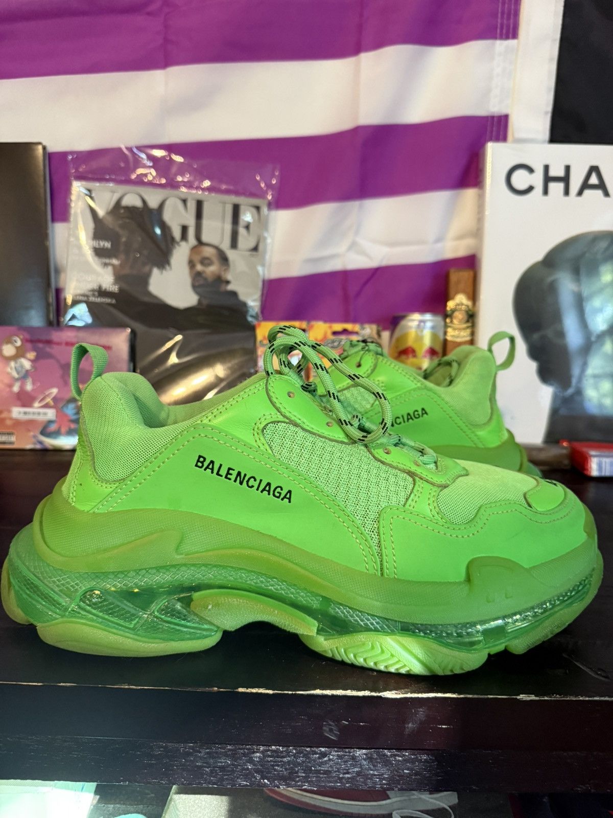 Balenciaga Green Balenciaga triple S size 10 great condition Size US 10 / EU 43 - 2 Thumbnail