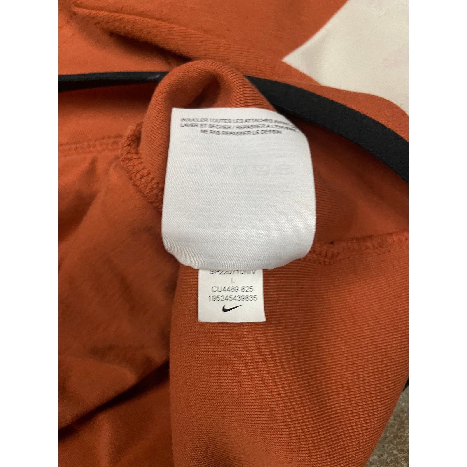 Nike Nike Orangee Hoodie Used Large Size US L / EU 52-54 / 3 - 4 Thumbnail