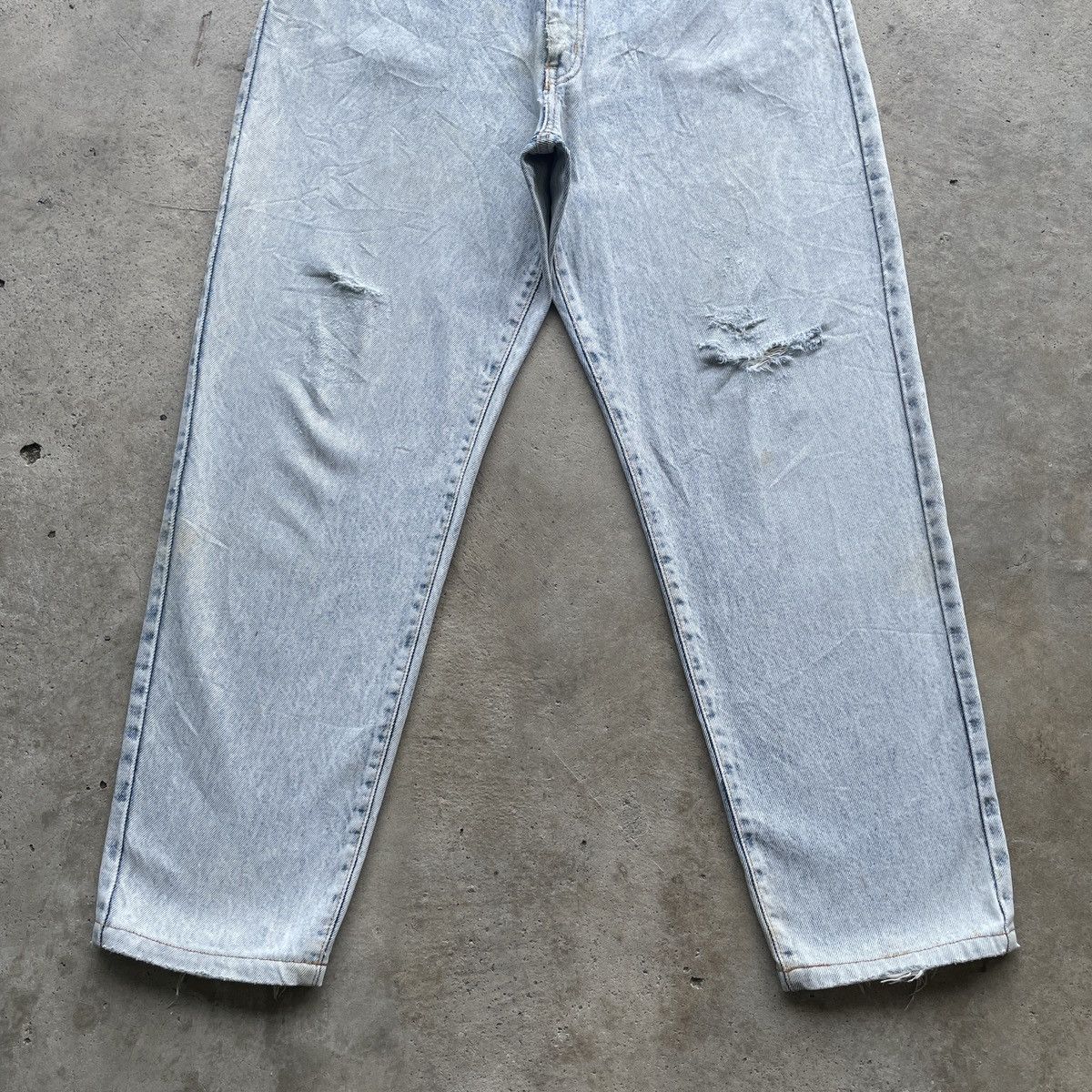 Edwin W33 Vintage Edwin Denim Distressed Wash Faded Jeans Pants Size US 33 - 4 Thumbnail
