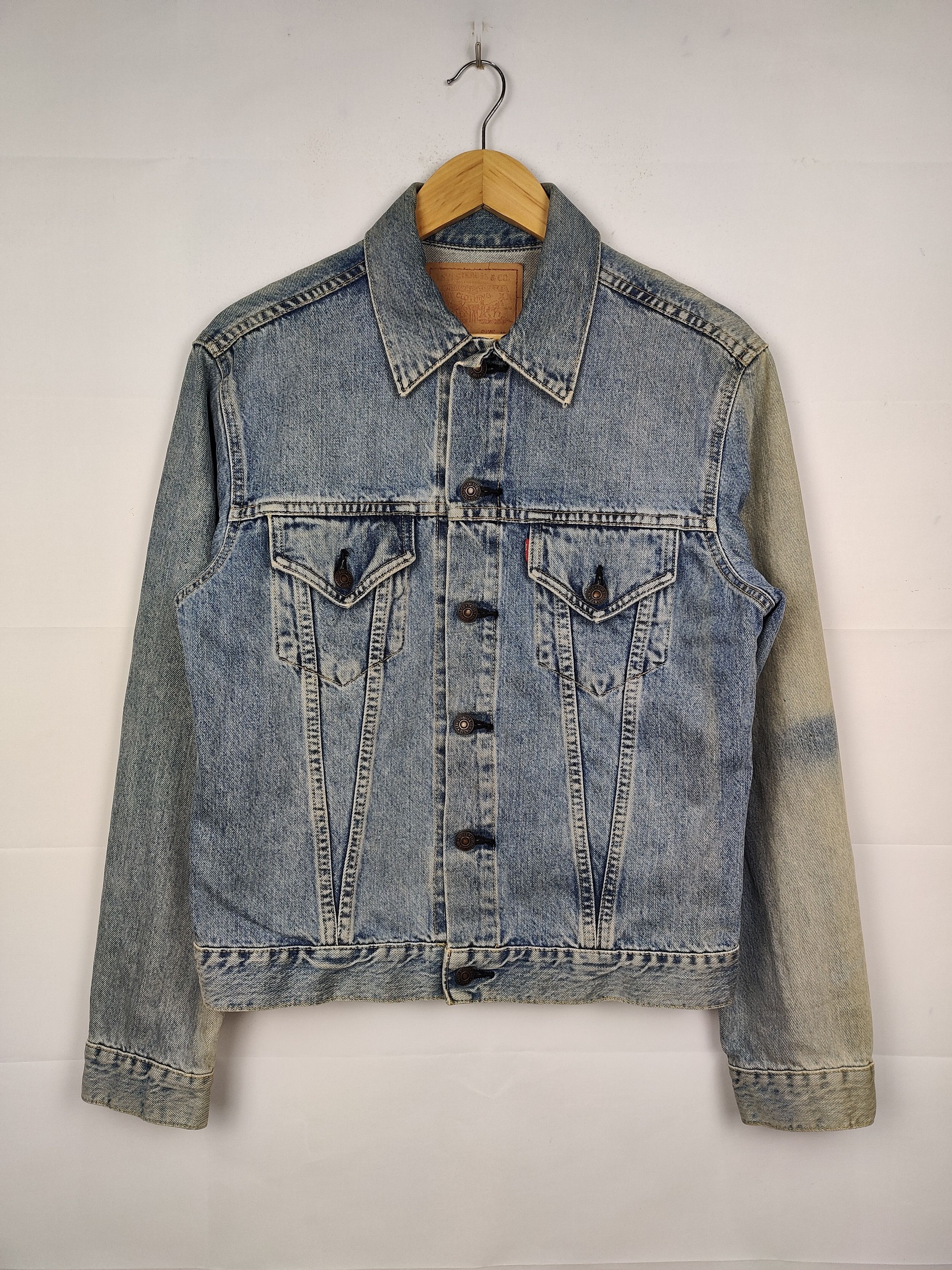 Levi's Vintage Levi's Big E Sunfaded Denim Jacket Size US M / EU 48-50 / 2 - 1 Thumbnail