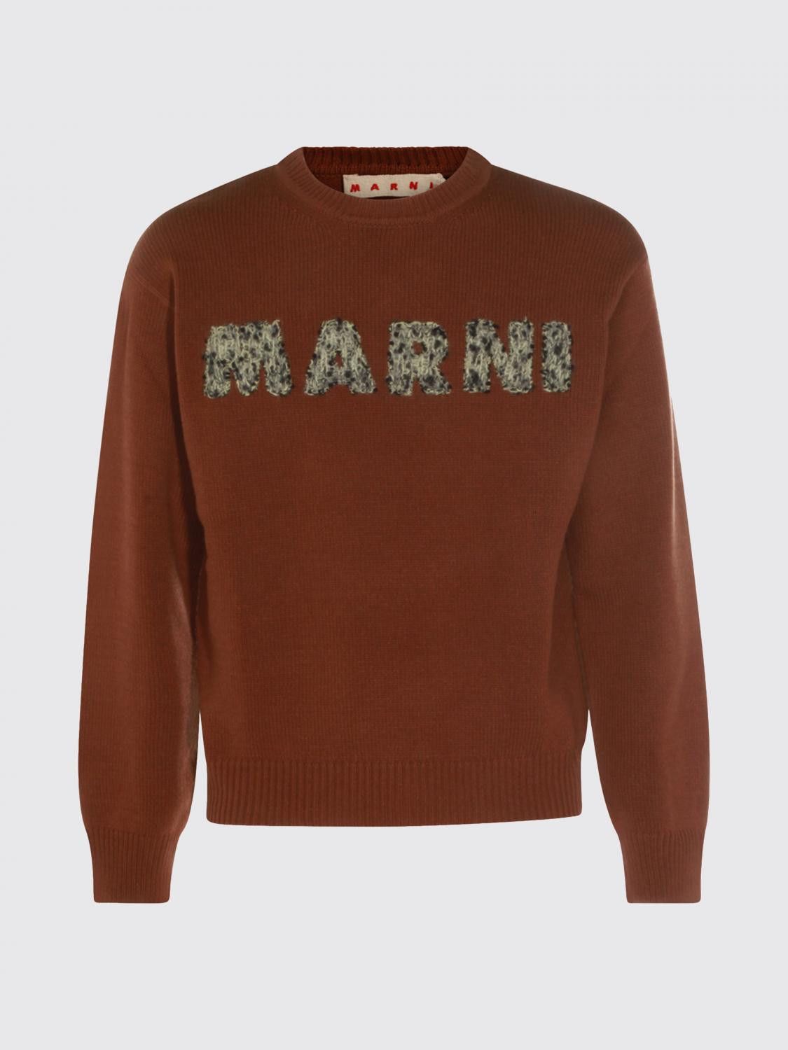 Marni Marni Sweater Men Brown Size US M / EU 48-50 / 2 - 1 Thumbnail