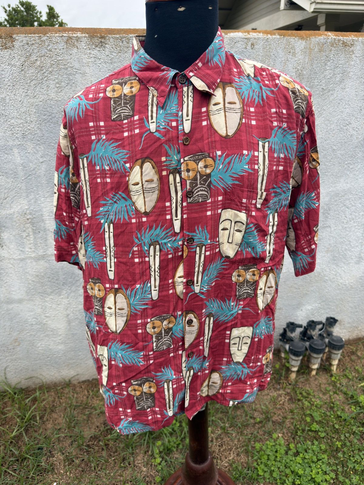 Reyn Spooner PreOwned Reyn Spooner 100% Spun Rayon Hawaiian Men's XL Size US XL / EU 56 / 4 - 1 Thumbnail