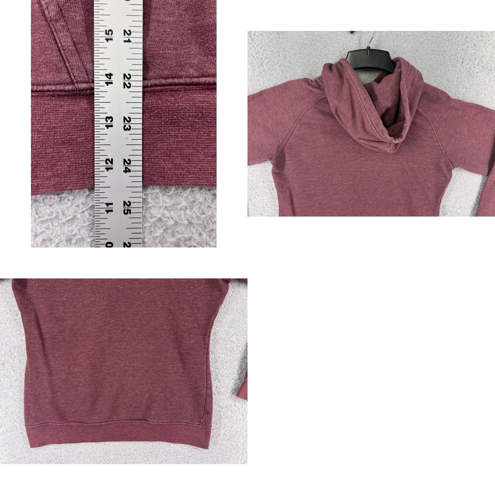 The North Face The North Face Hoodie Womens S Red Cotton Blend Jersey Hooded Pullover Logo Pocket Regular Size S / US 4 / IT 40 - 9 Thumbnail