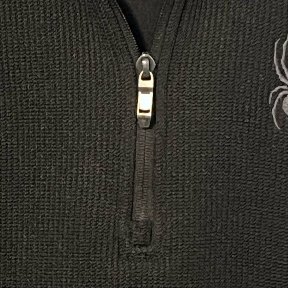 Spyder Spyder 1/4 Zip Ribbed Knit Pullover Men’s Size Medium Black Size US M / EU 48-50 / 2 - 4 Thumbnail